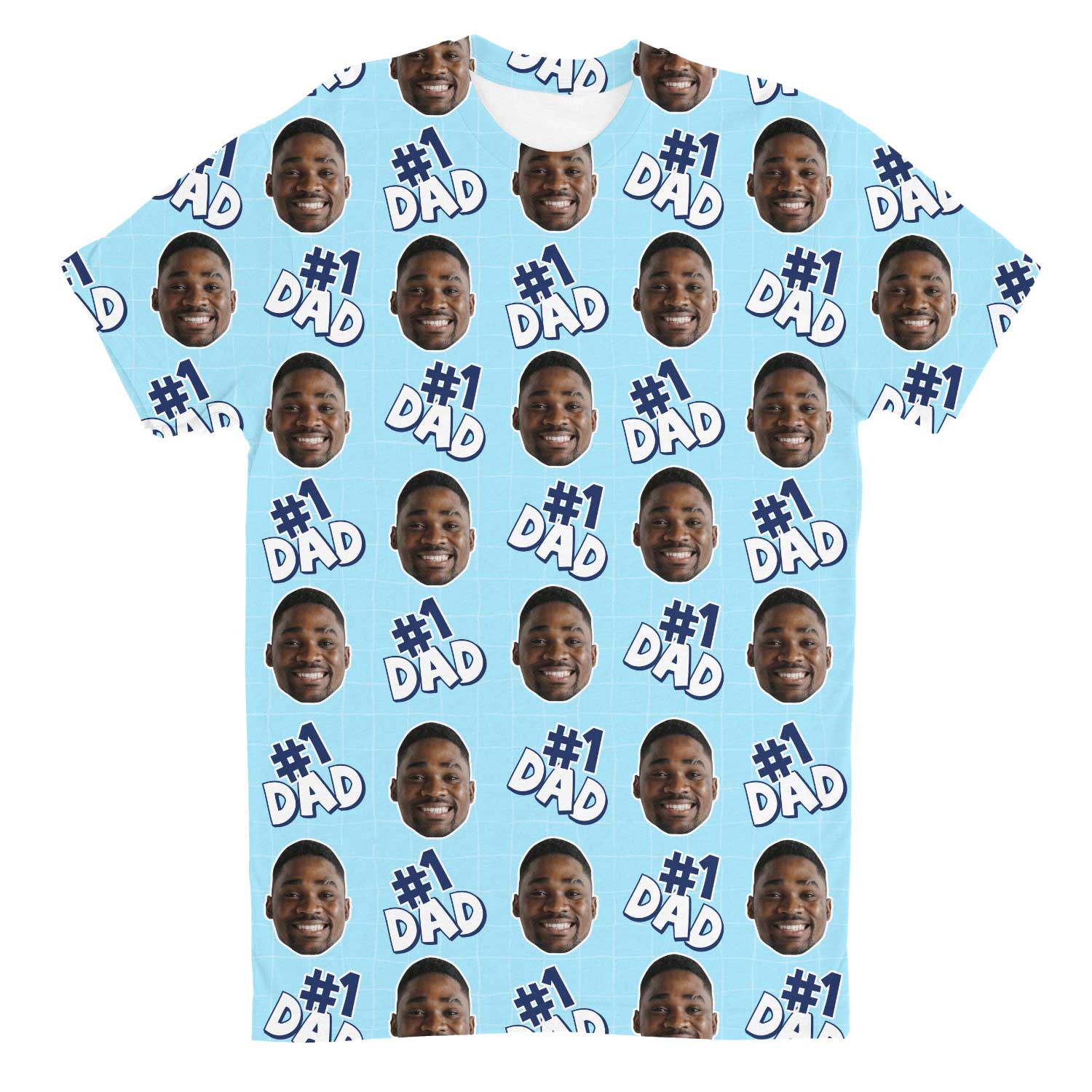 Number 1 Dad Custom T-Shirt