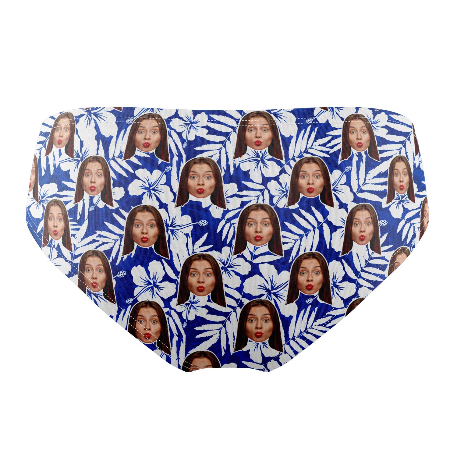 swim trunks with face on them
