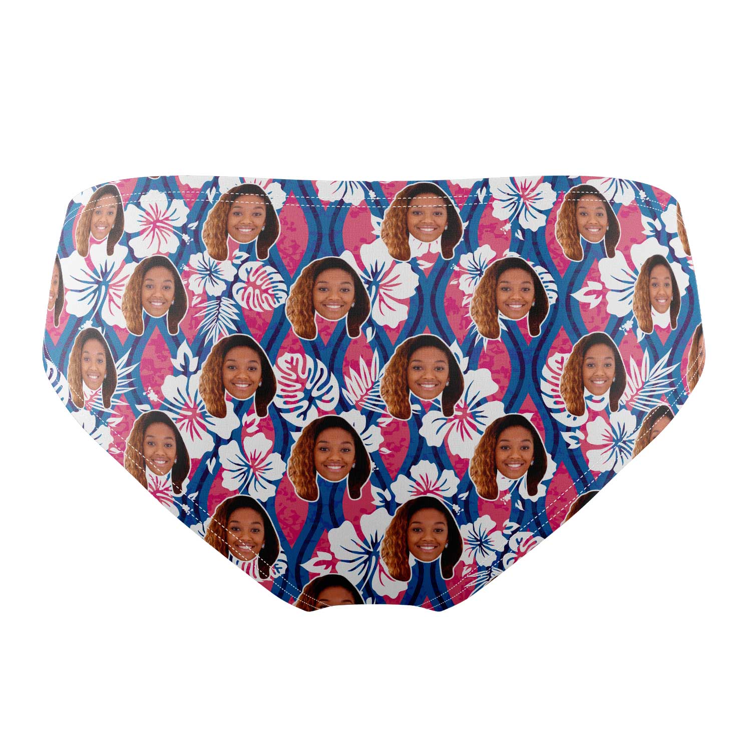 swim trunks with face on them
