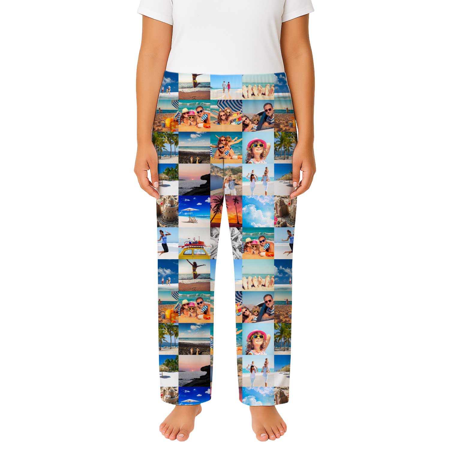 Photo Collage Custom Women's PJ Pants