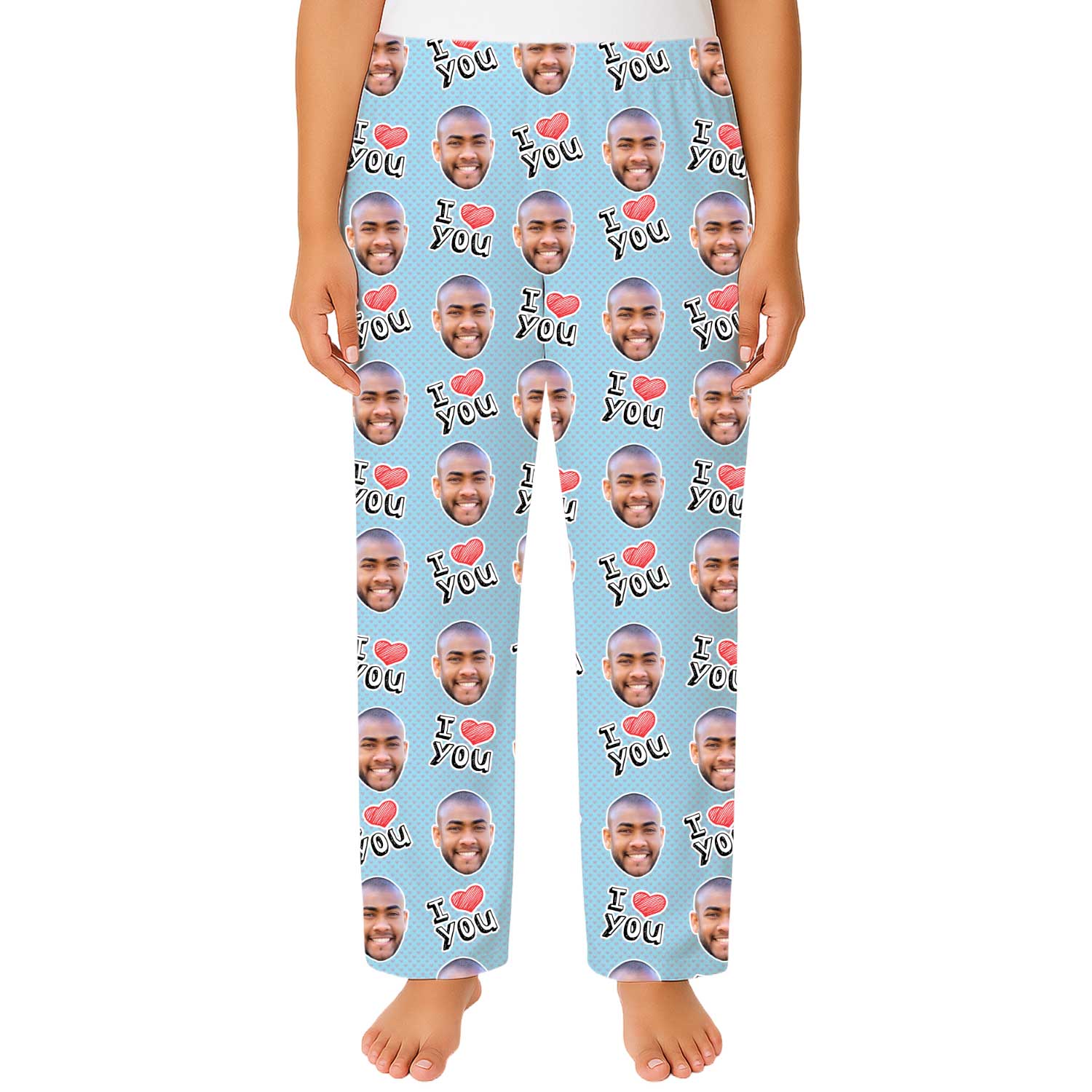 Women's I Heart You Custom PJ Pants