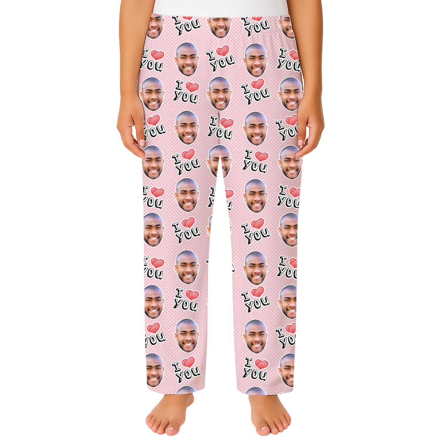 Women's I Heart You Custom PJ Pants