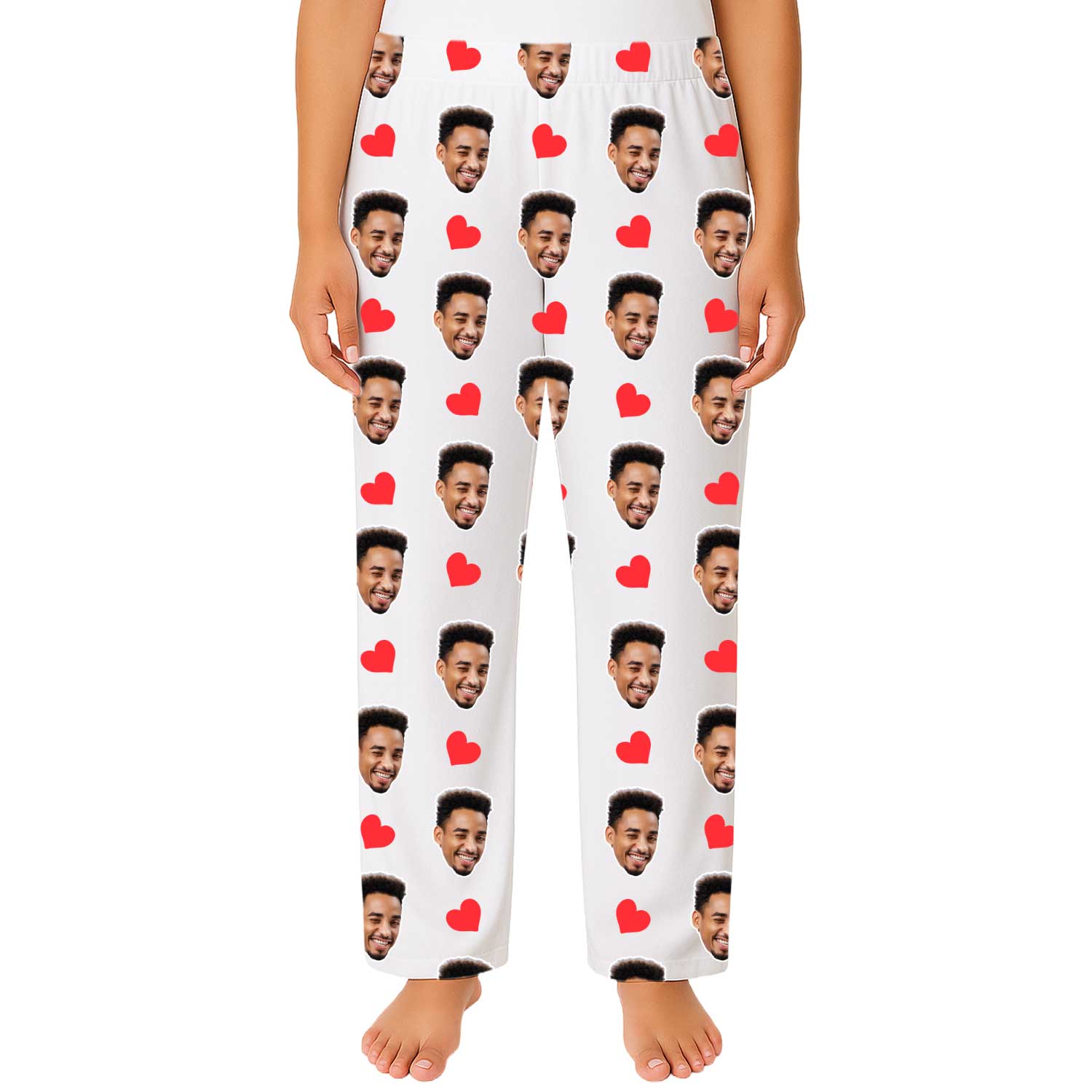 Red Hearts Custom Women's PJ Pants