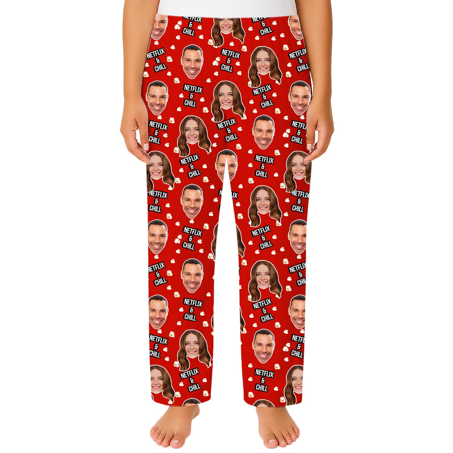 Netflix and Chill Custom Women's PJ Pants