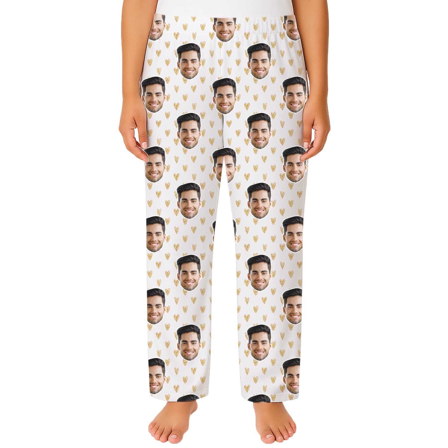 pjs with face on them

