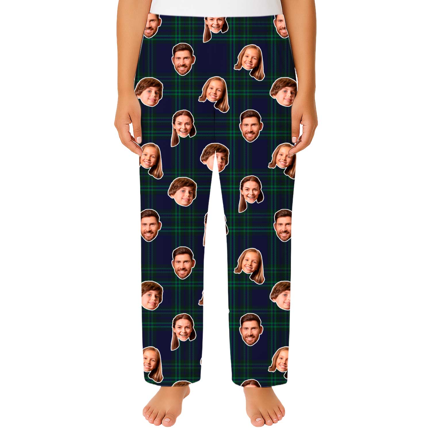 Navy Tartan Women's PJ Pants