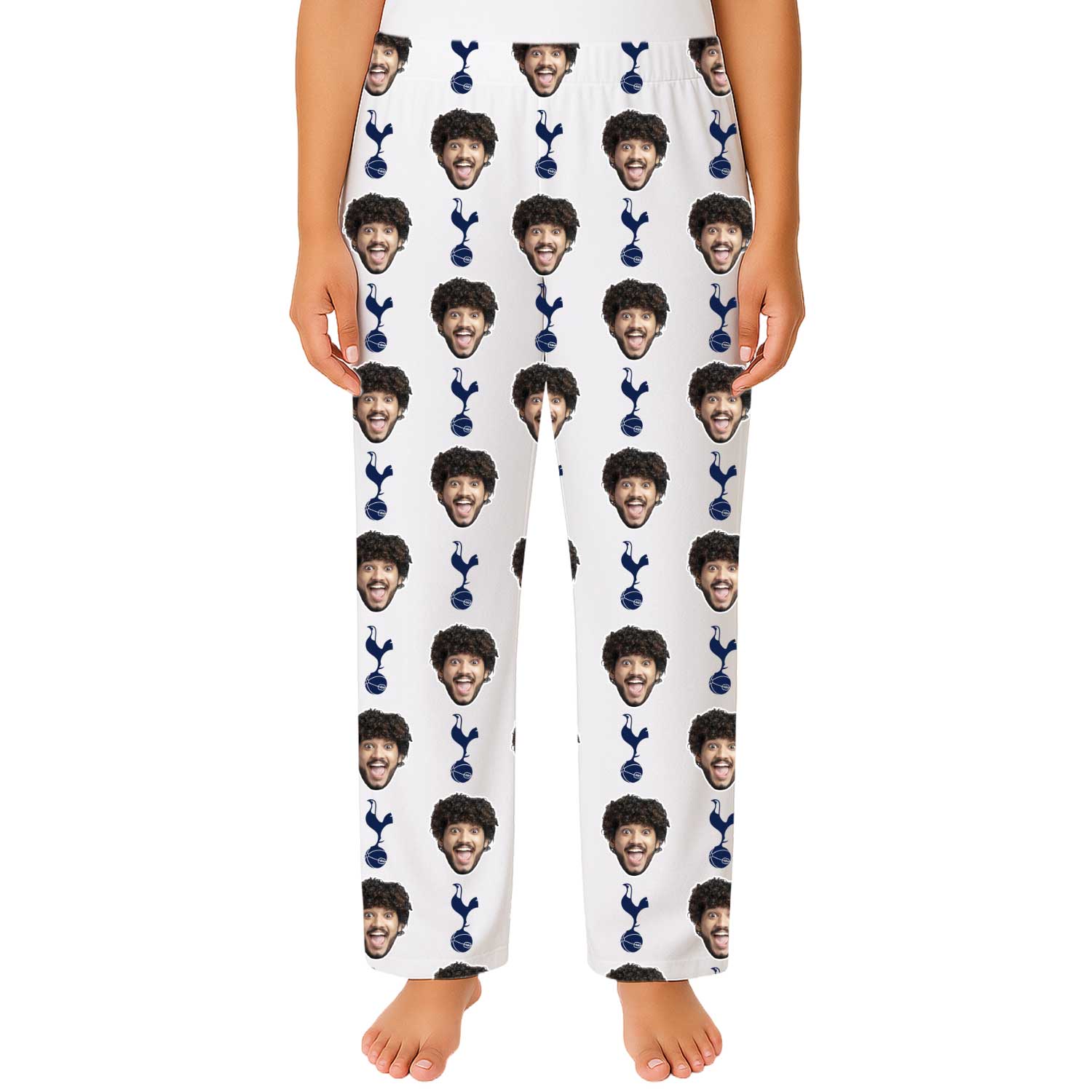 Spurs White Women's Custom PJ Pants
