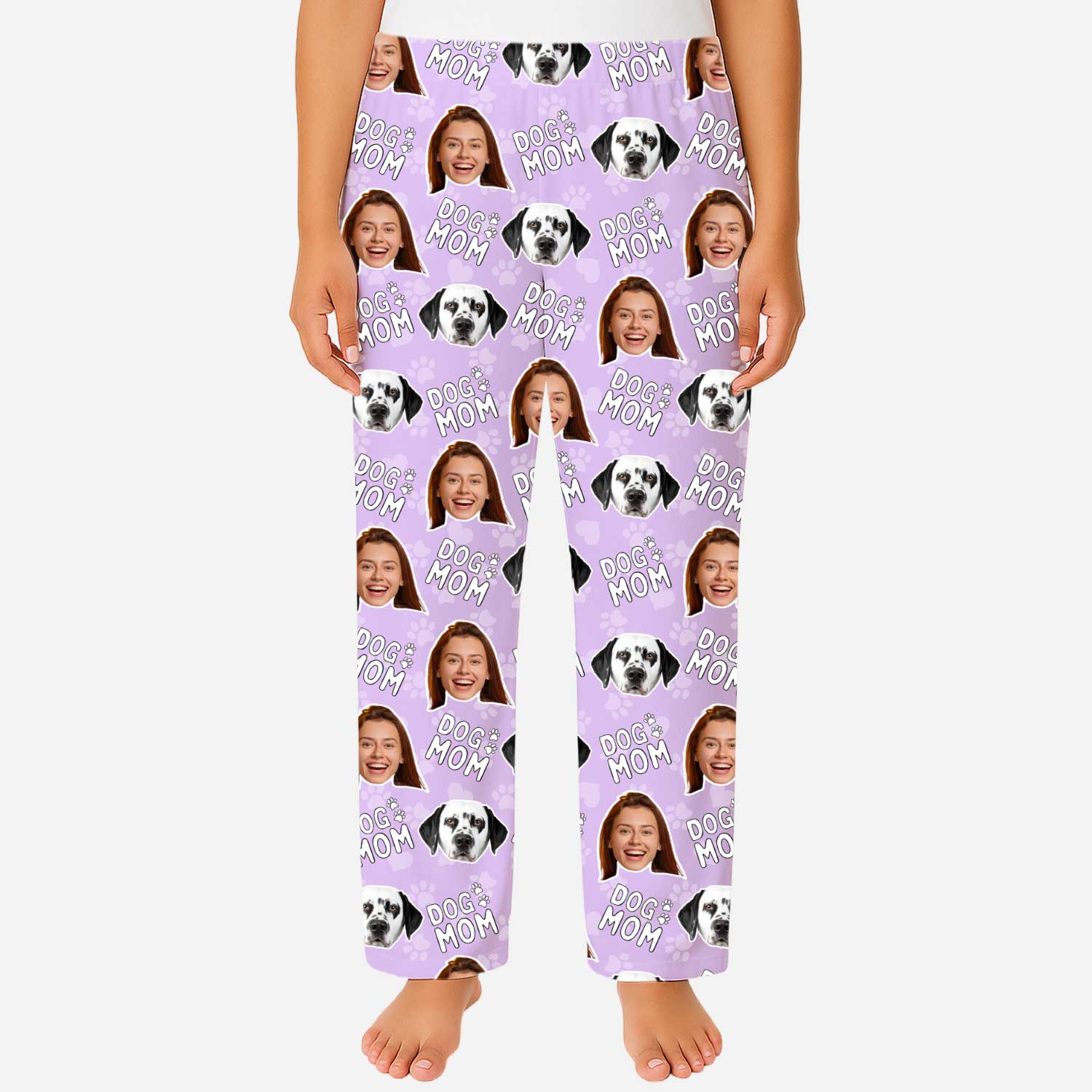 Women's Dog Mom Custom PJ Pants