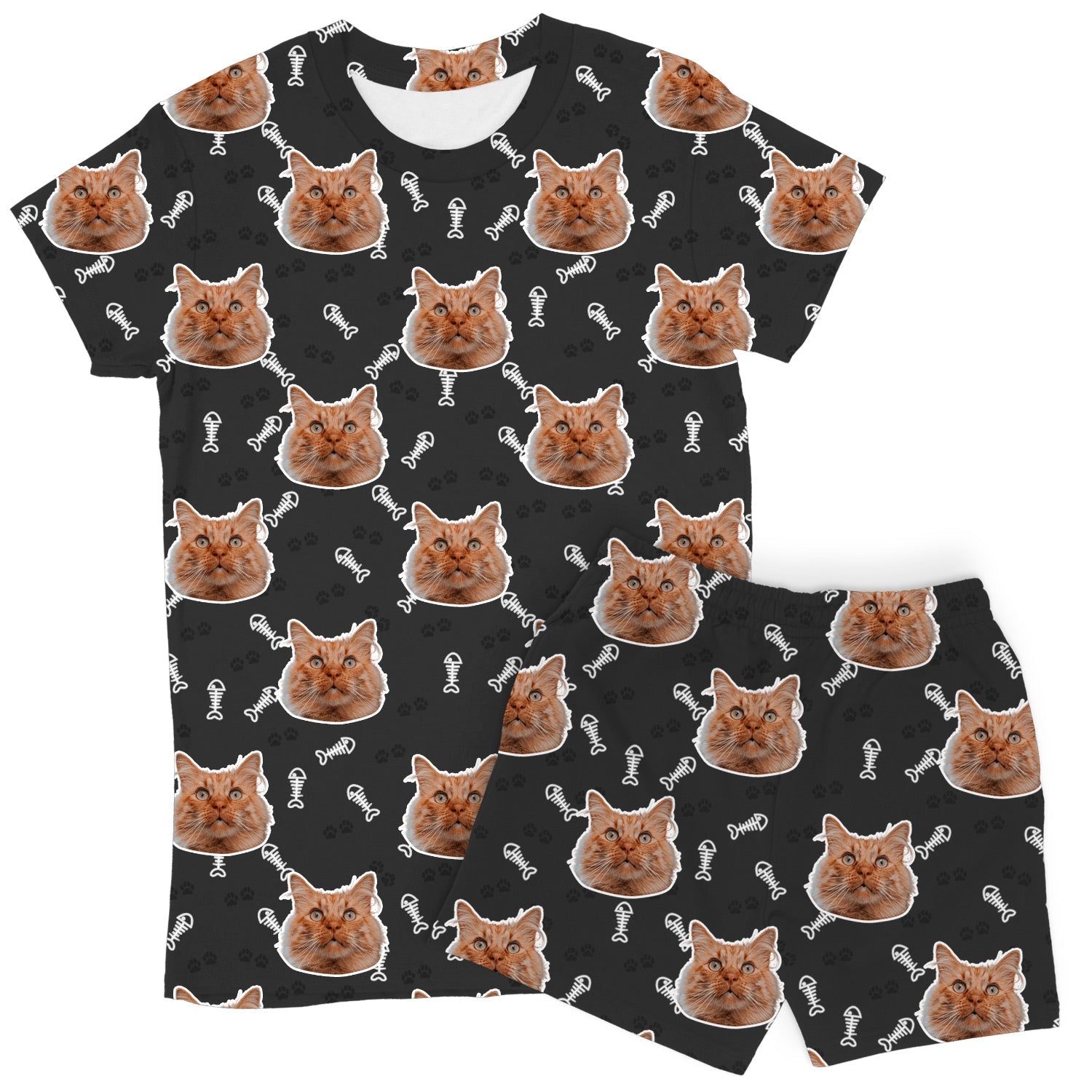 Your Cat Women's Custom PJs - Shorts Set