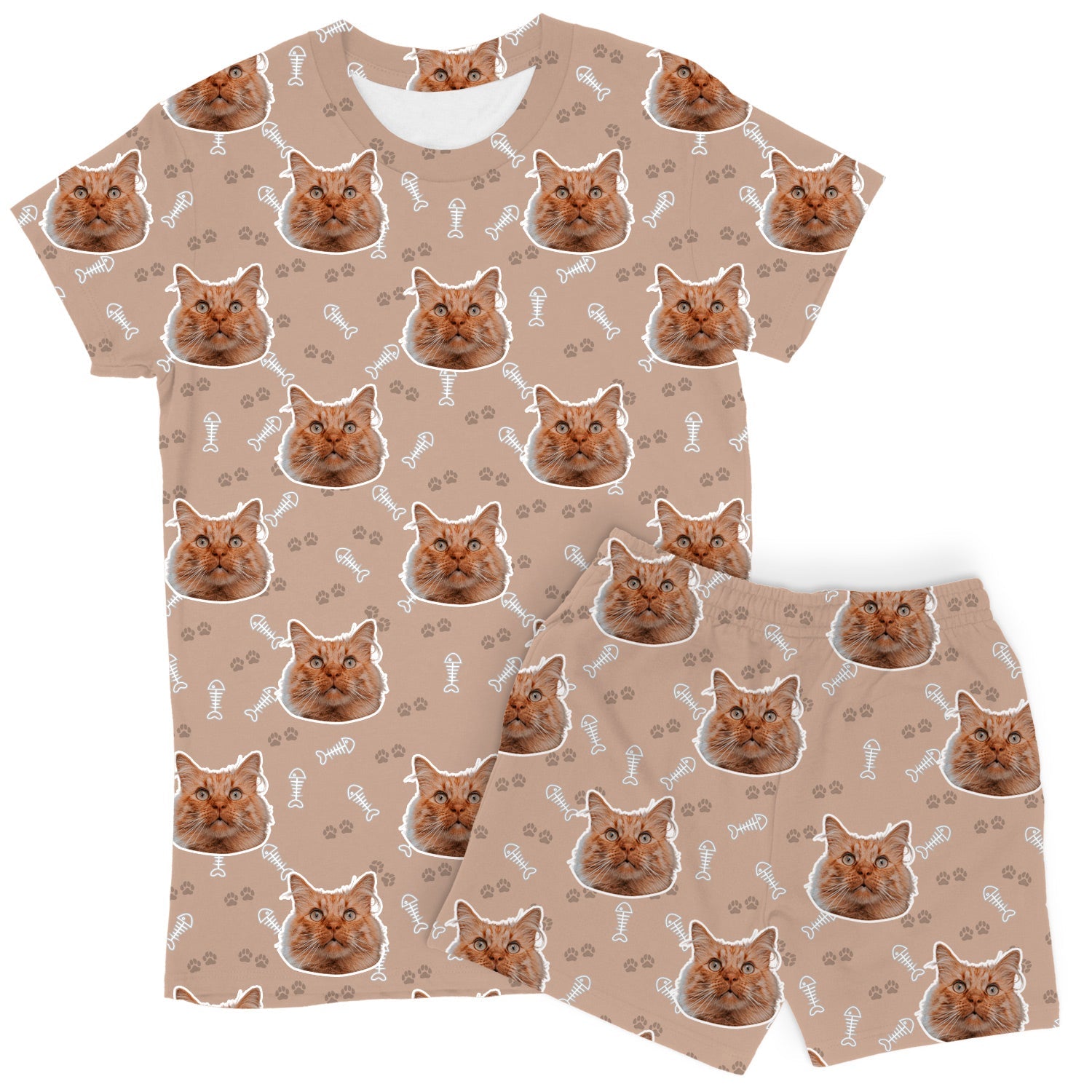 Your Cat Women's Custom PJs - Shorts Set