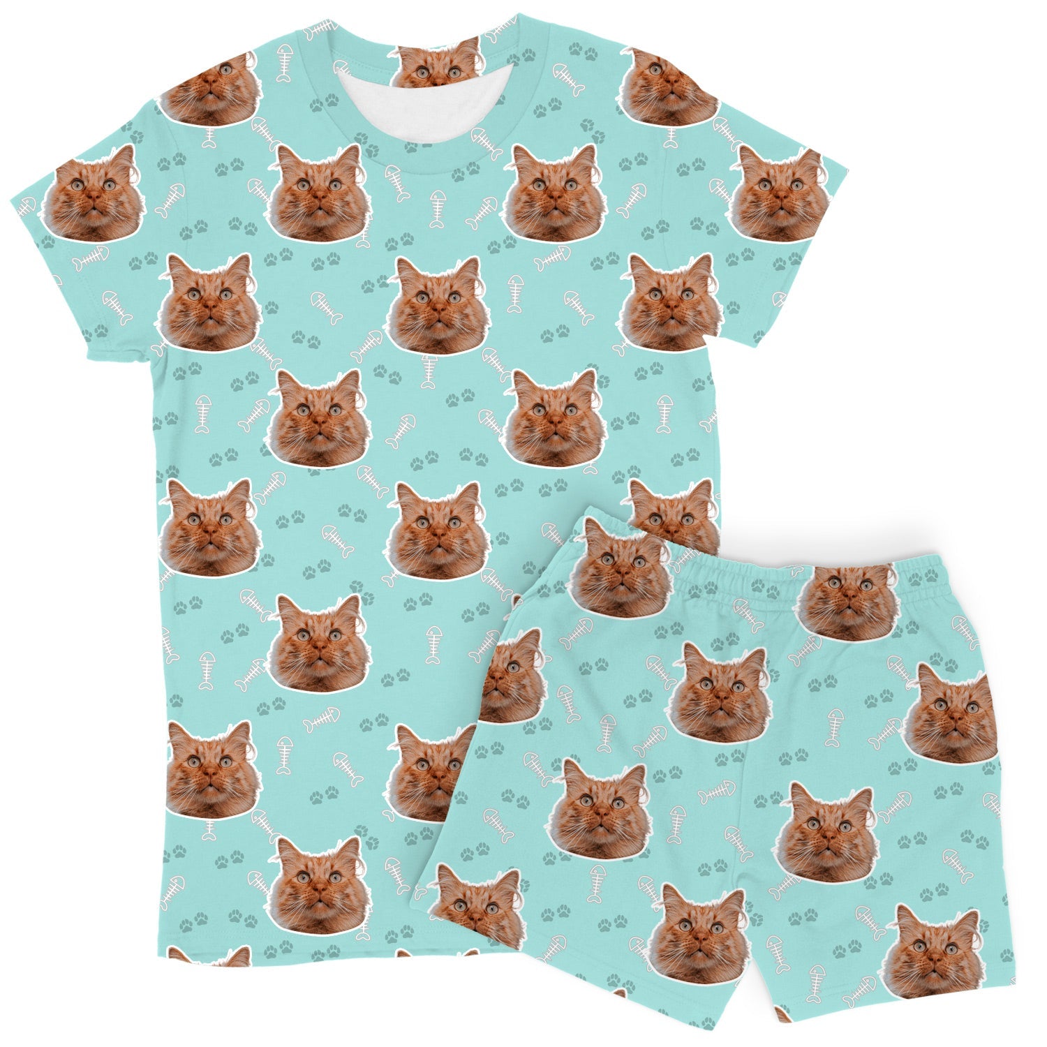Your Cat Women's Custom PJs - Shorts Set