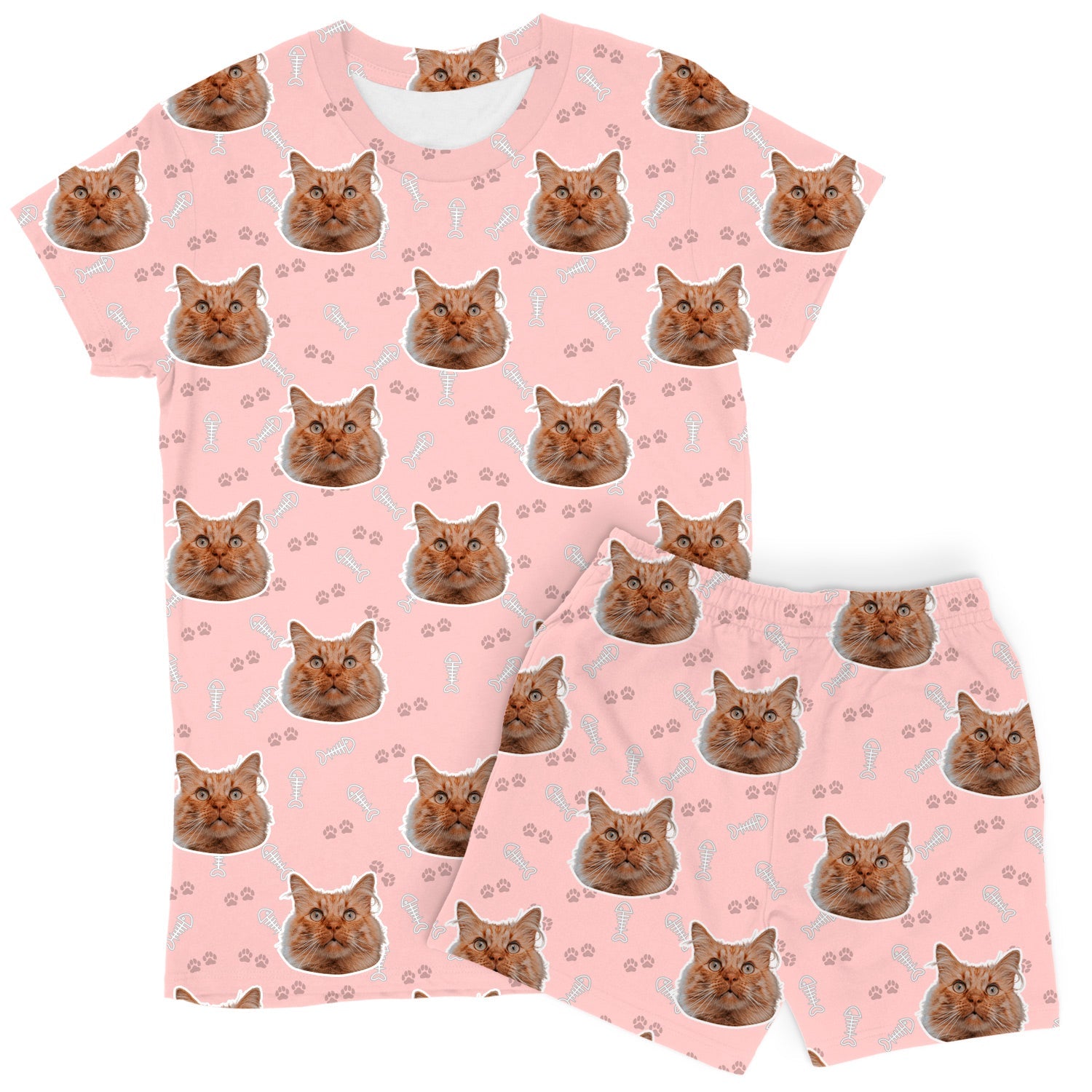 Your Cat Women's Custom PJs - Shorts Set