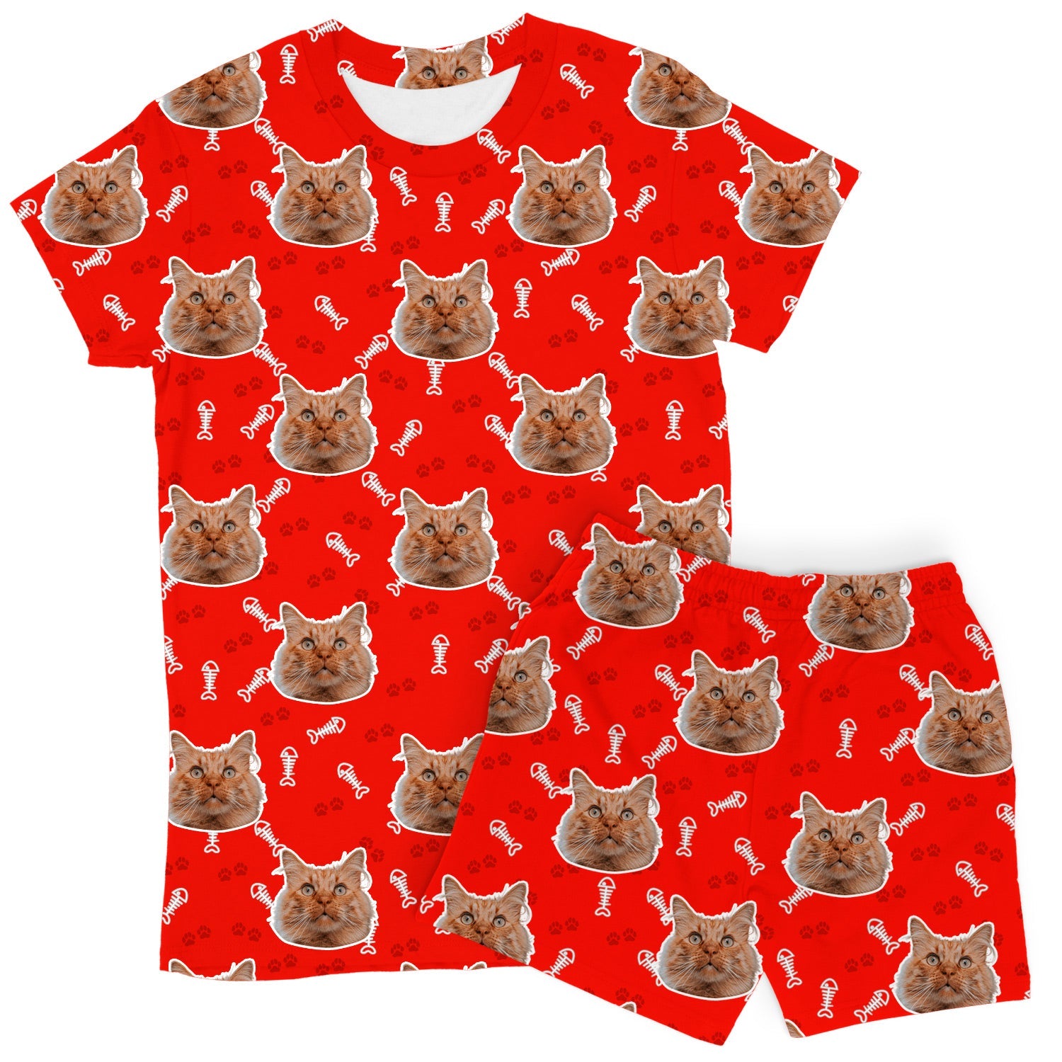 Your Cat Women's Custom PJs - Shorts Set