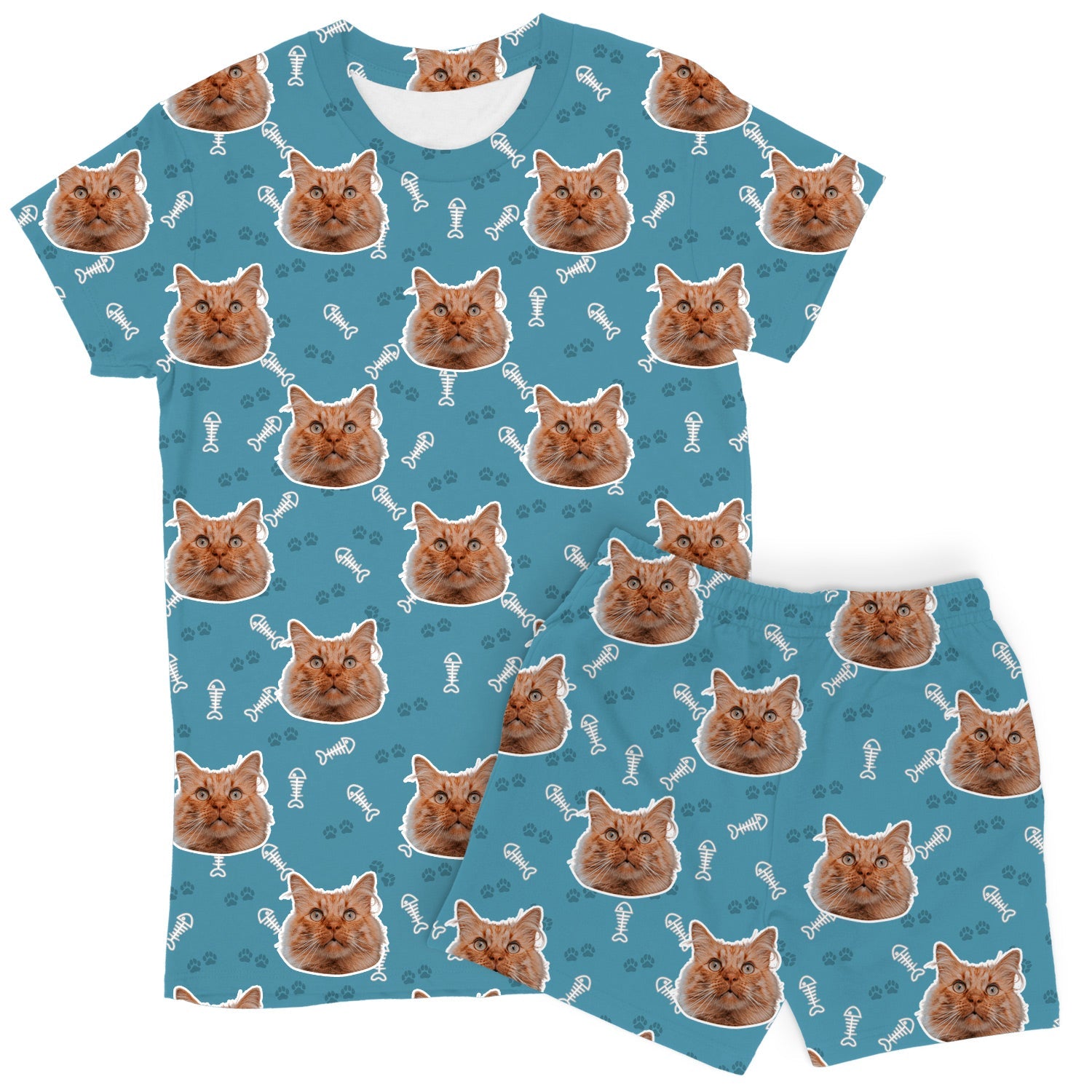 Your Cat Women's Custom PJs - Shorts Set