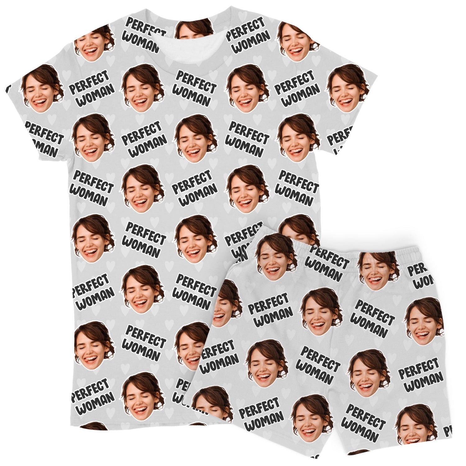 Women's Perfect Woman Custom PJs - Shorts Set