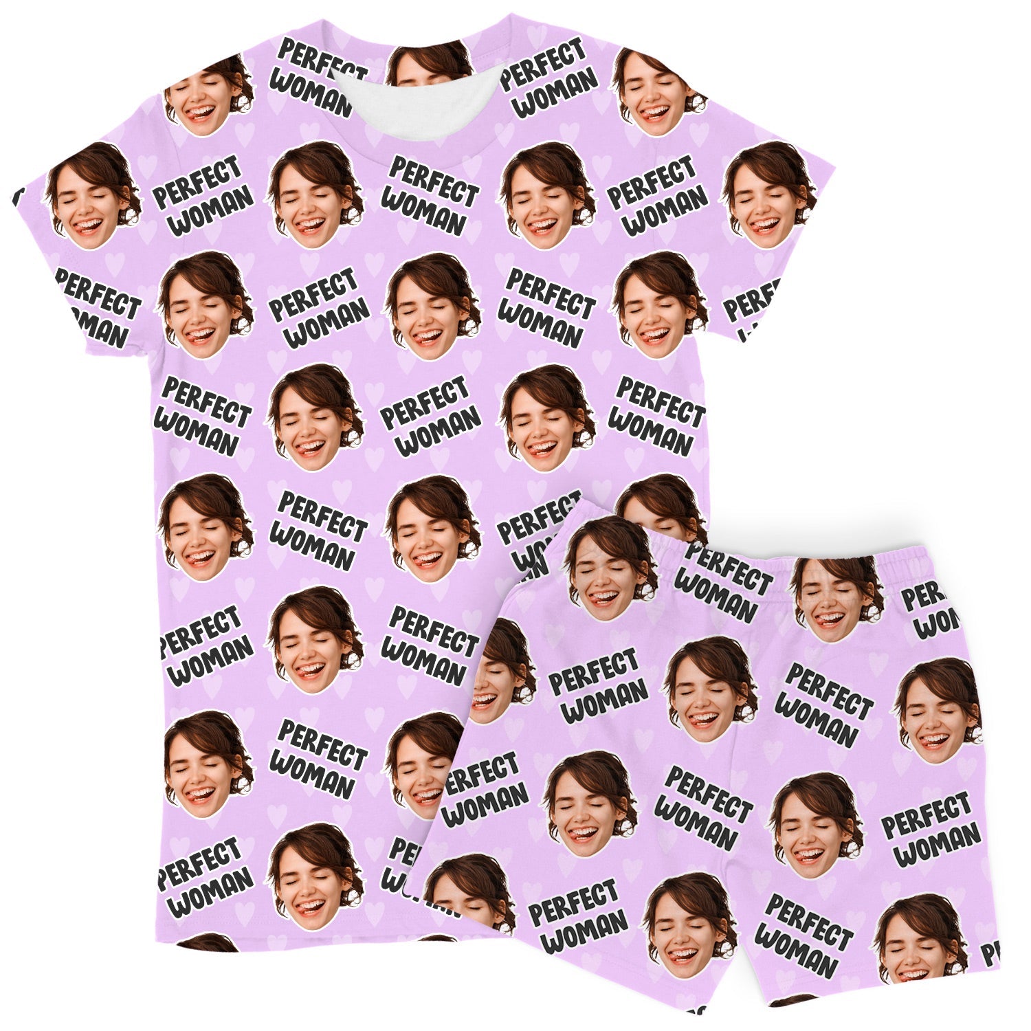 Women's Perfect Woman Custom PJs - Shorts Set