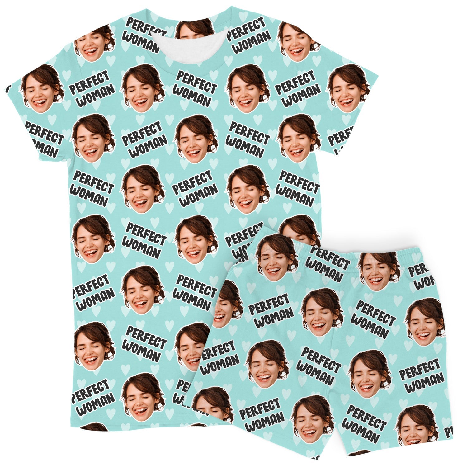 Women's Perfect Woman Custom PJs - Shorts Set