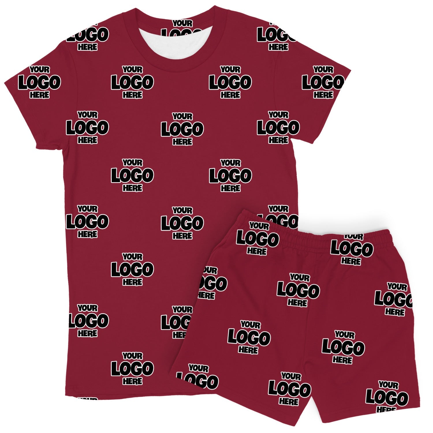 Women's Personalized Logo PJs - Shorts Set