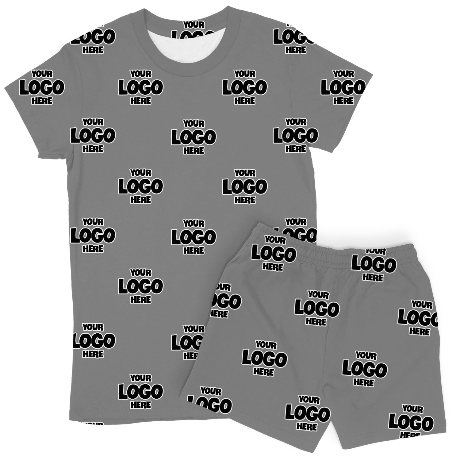 Women's Personalized Logo PJs - Shorts Set