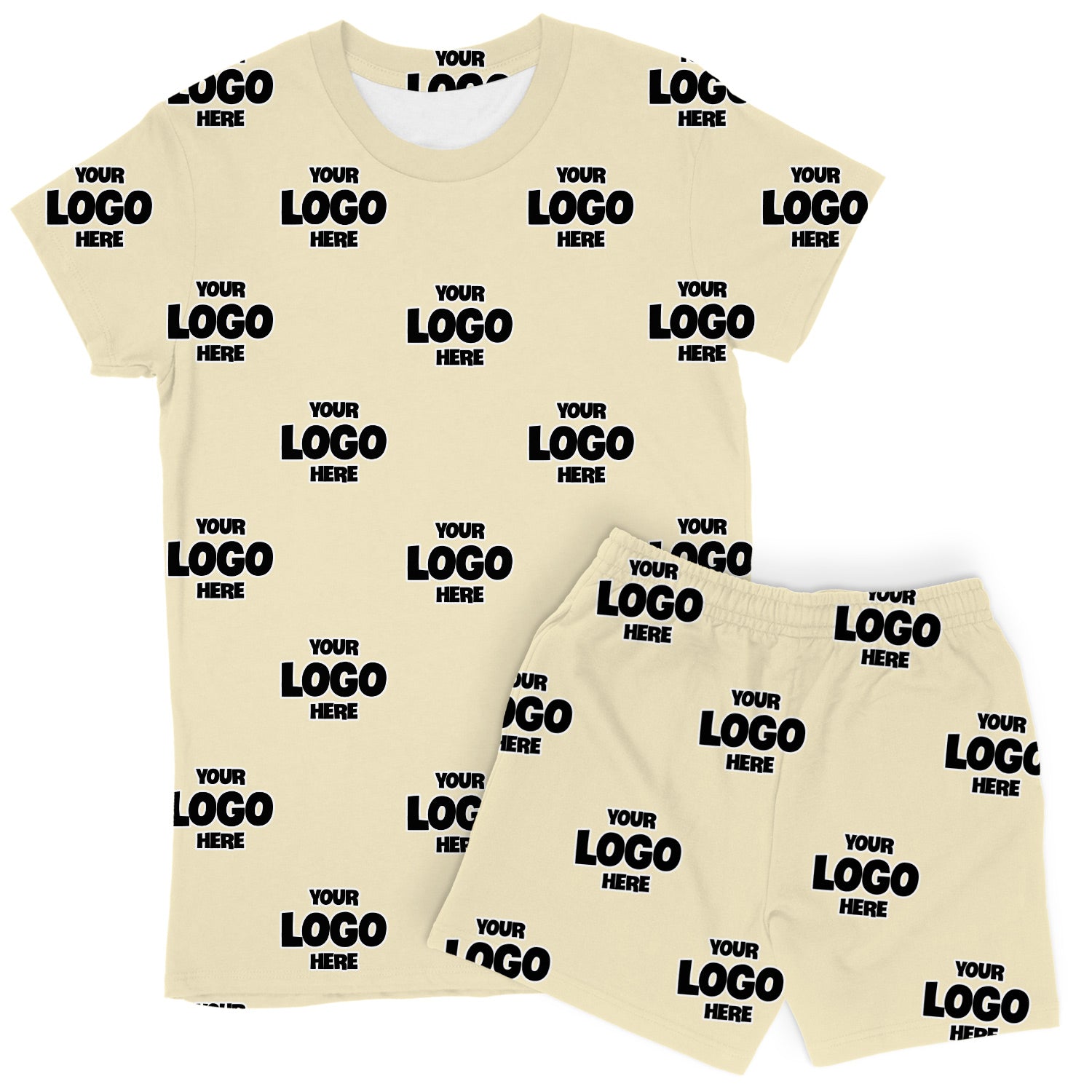 Women's Personalized Logo PJs - Shorts Set