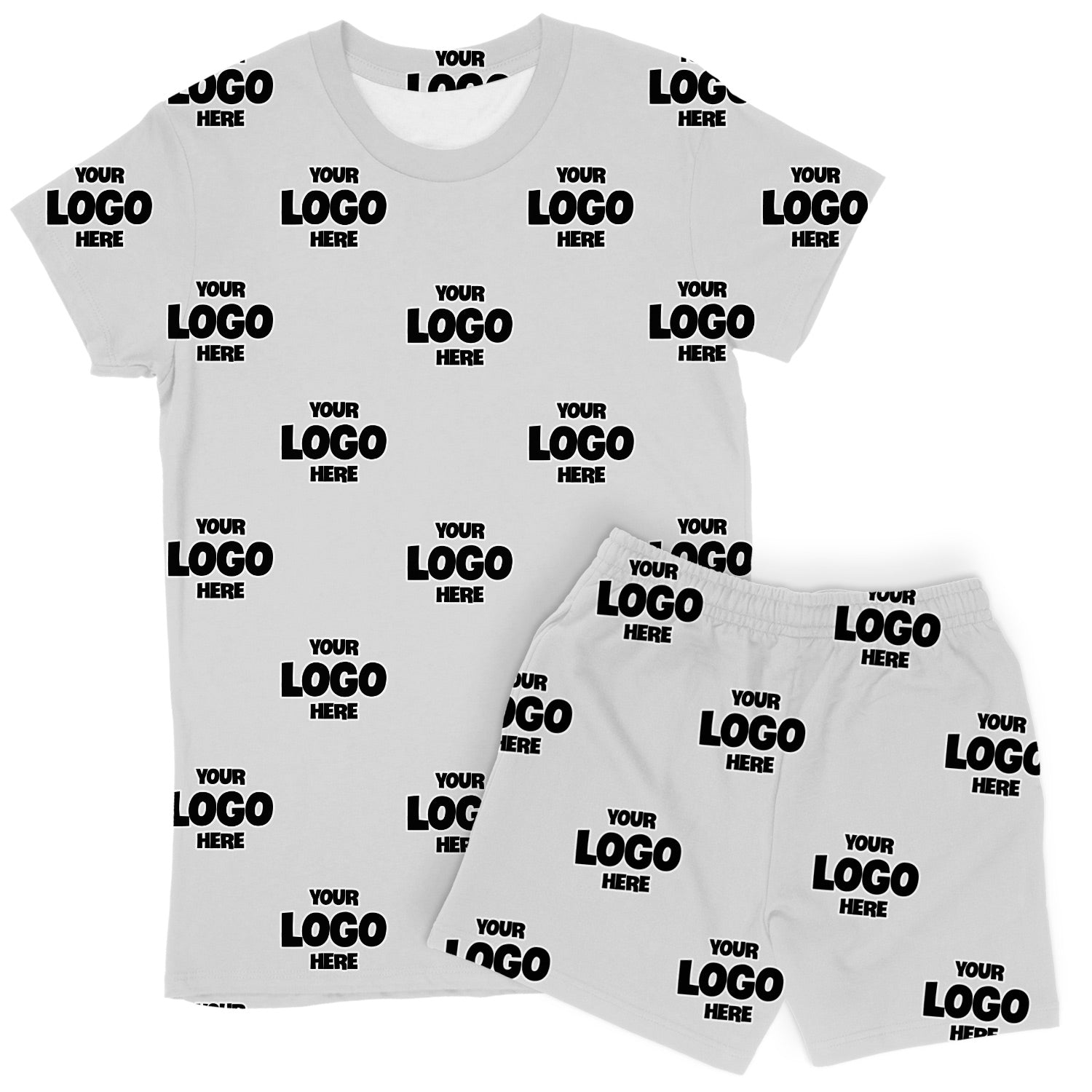Women's Personalized Logo PJs - Shorts Set