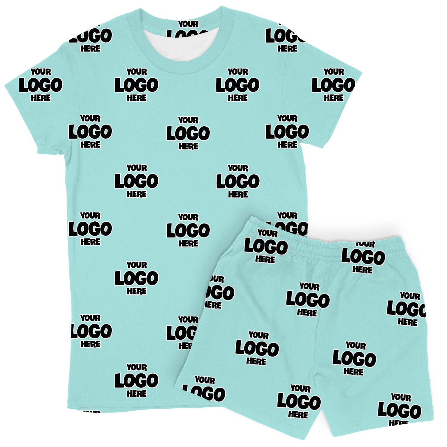 Women's Personalized Logo PJs - Shorts Set