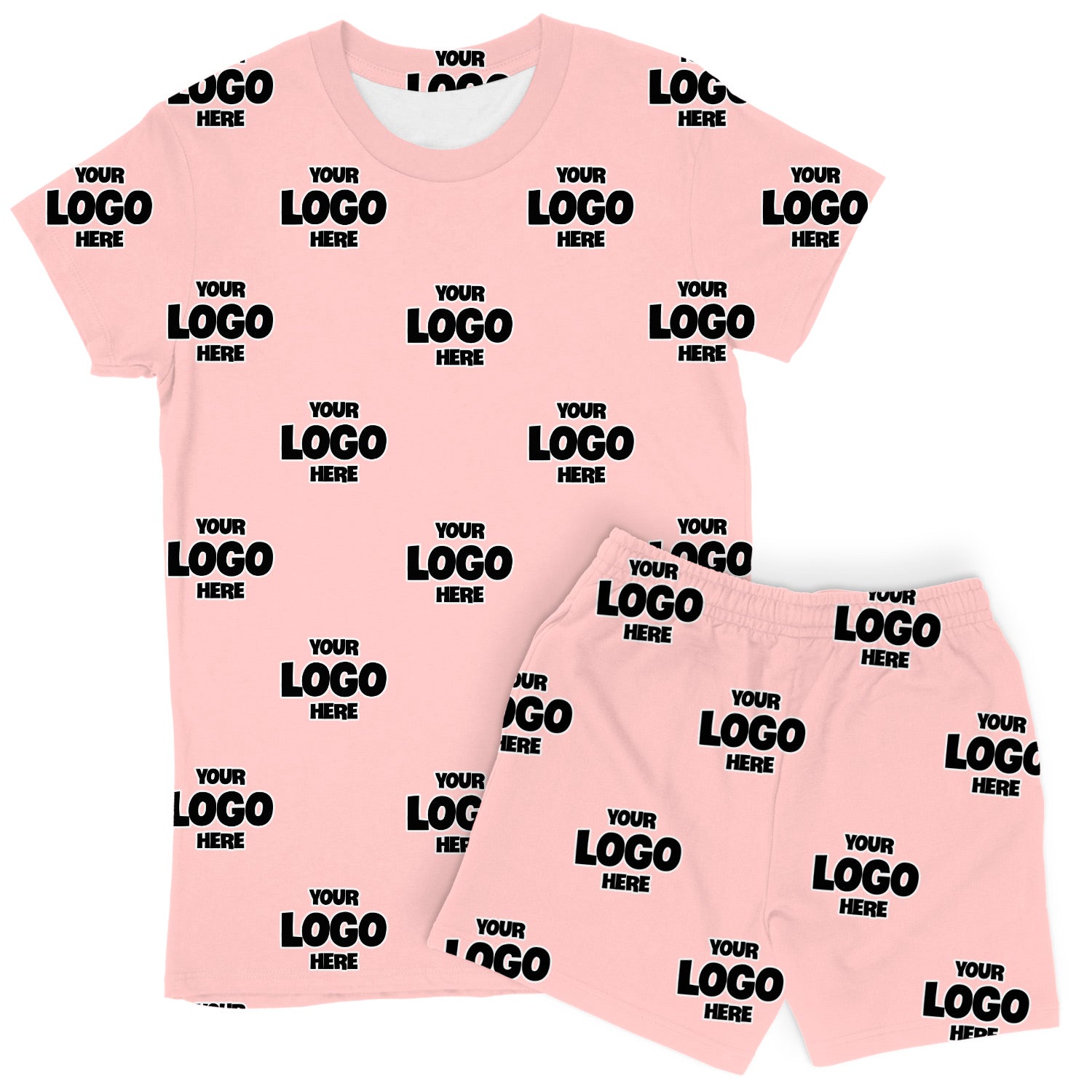 Women's Personalized Logo PJs - Shorts Set