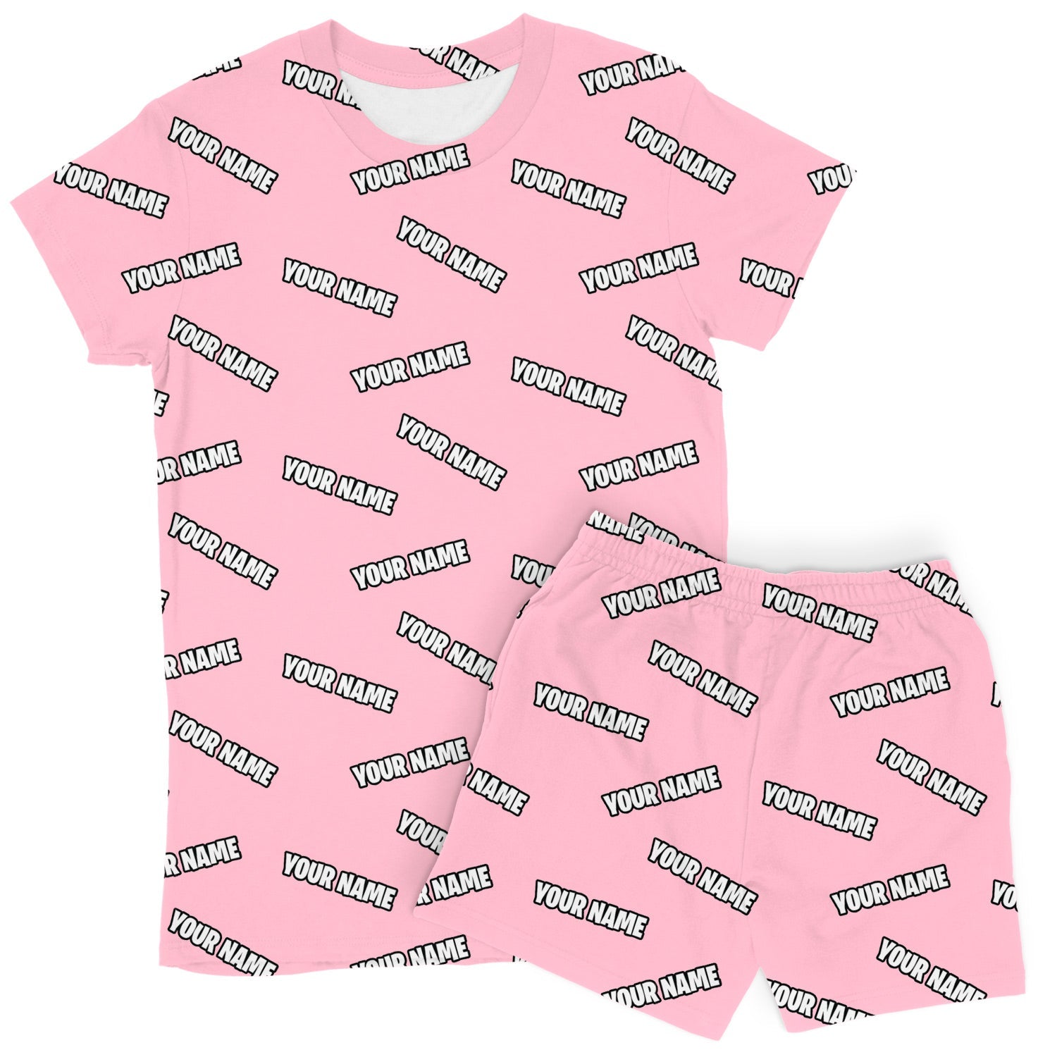 Your Name Women's Custom PJs - Shorts Set