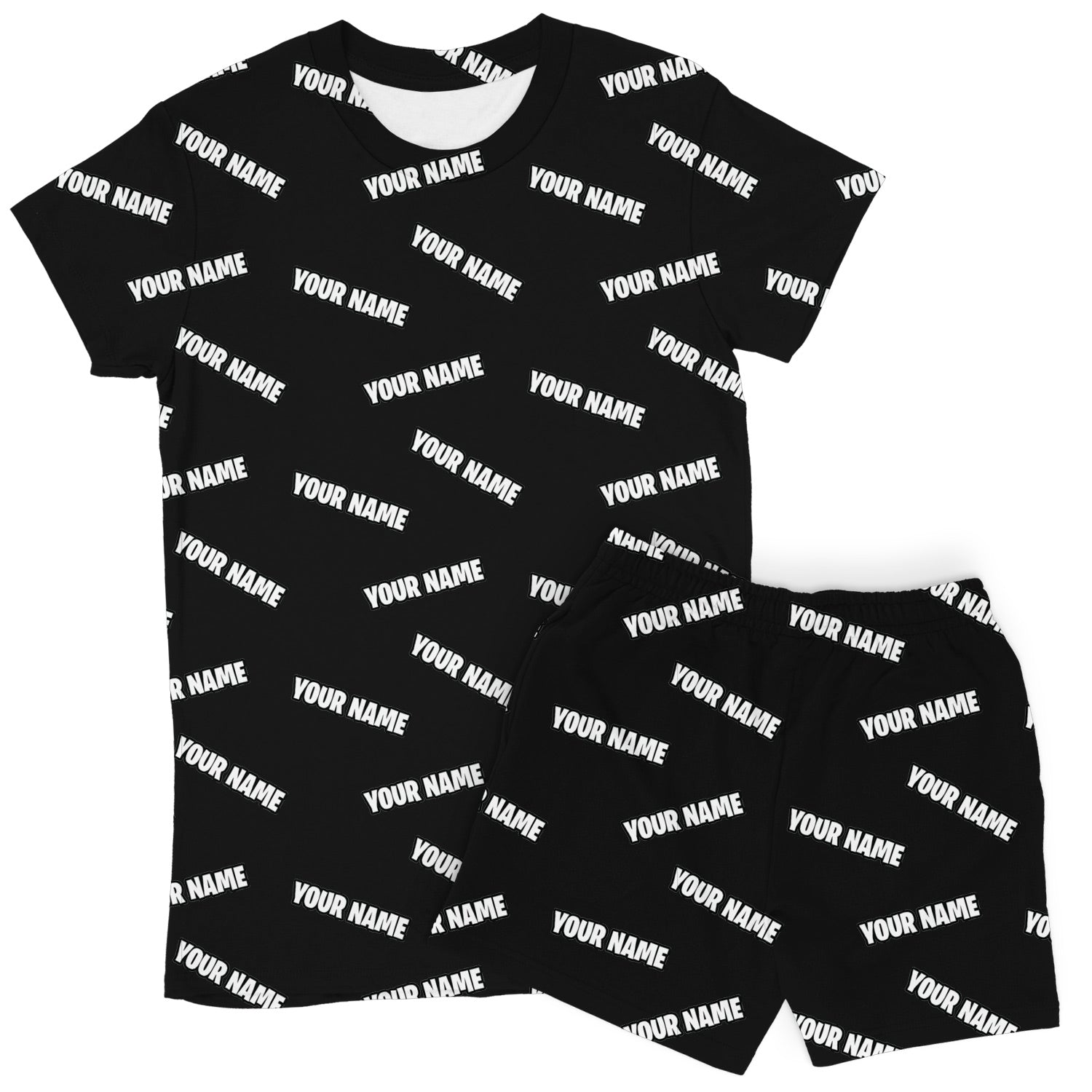 Your Name Women's Custom PJs - Shorts Set