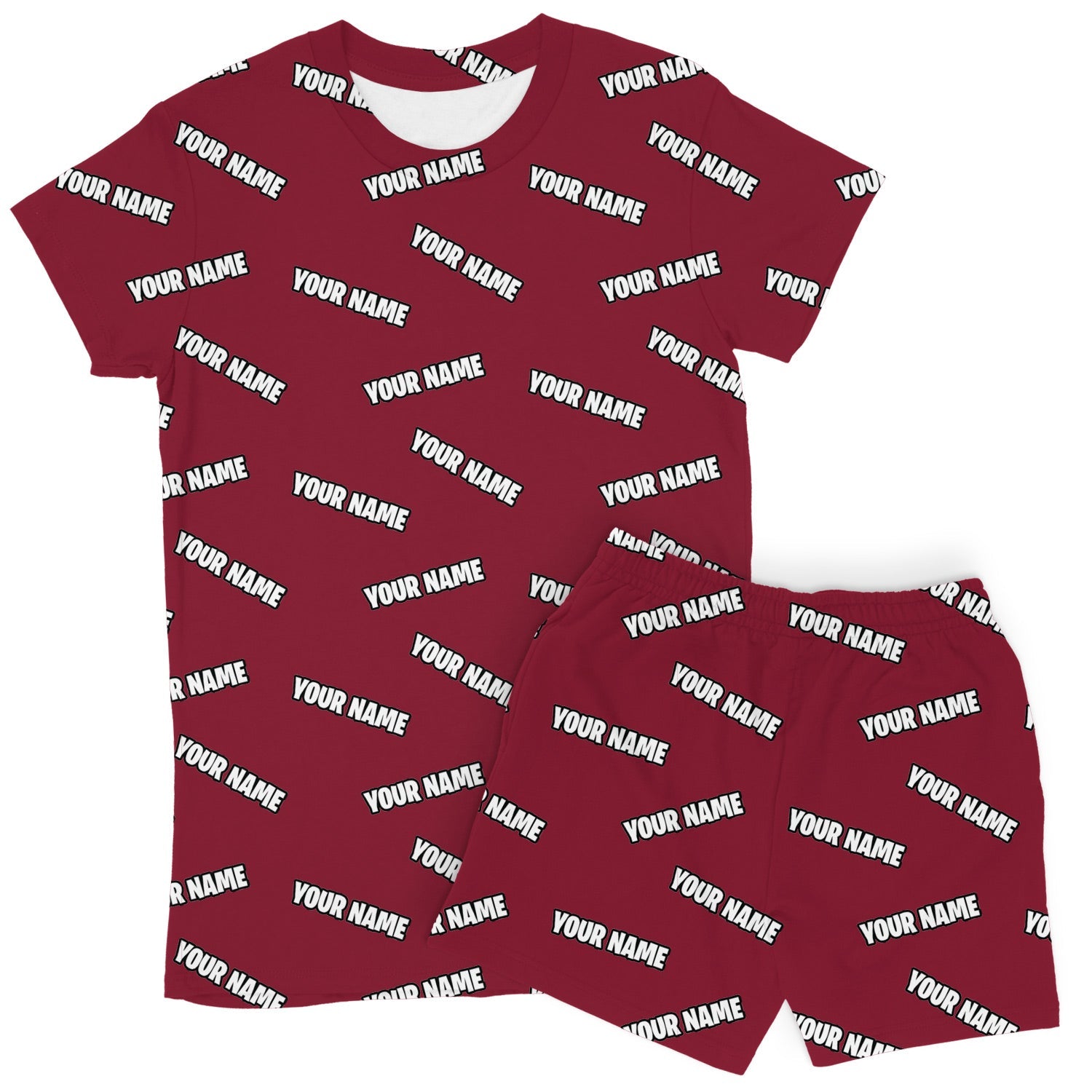 Your Name Women's Custom PJs - Shorts Set