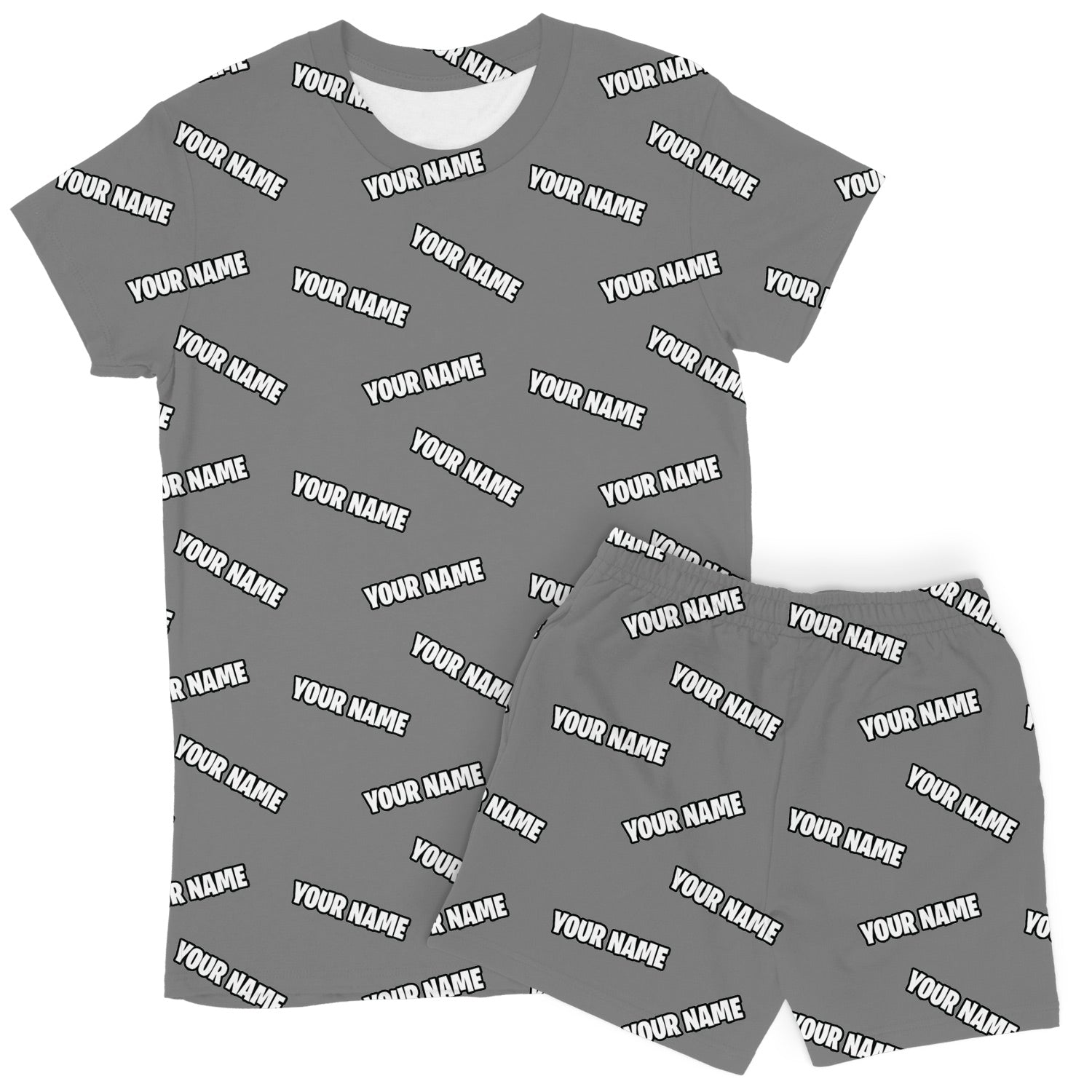 Your Name Women's Custom PJs - Shorts Set