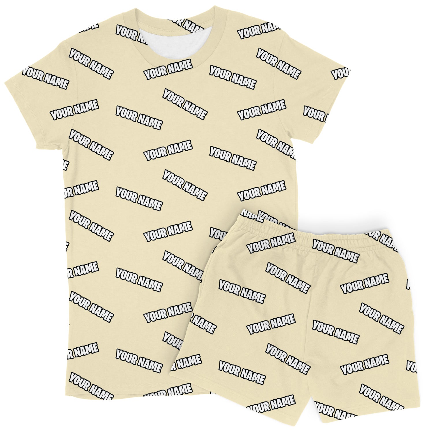Your Name Women's Custom PJs - Shorts Set