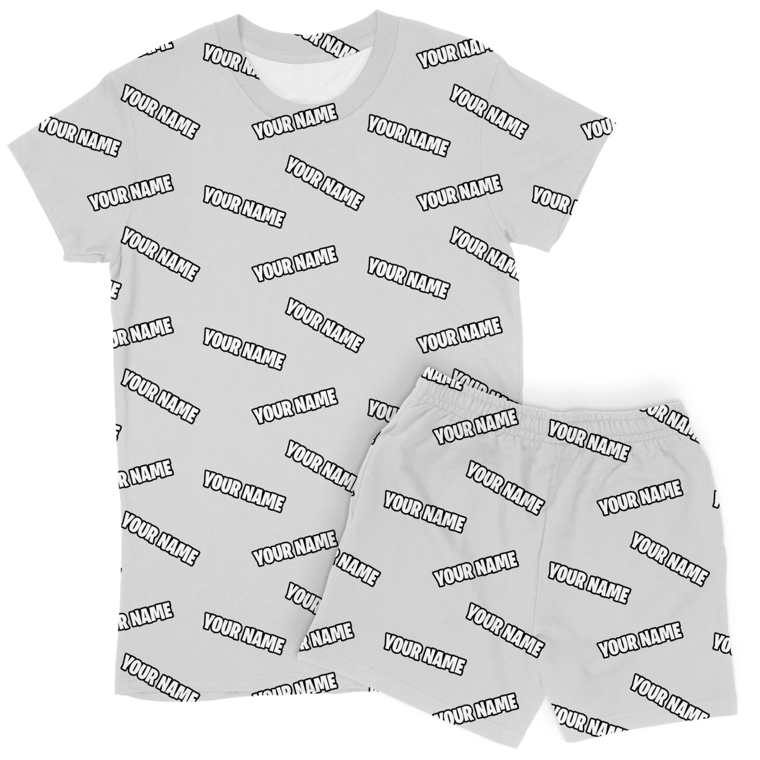 Your Name Women's Custom PJs - Shorts Set