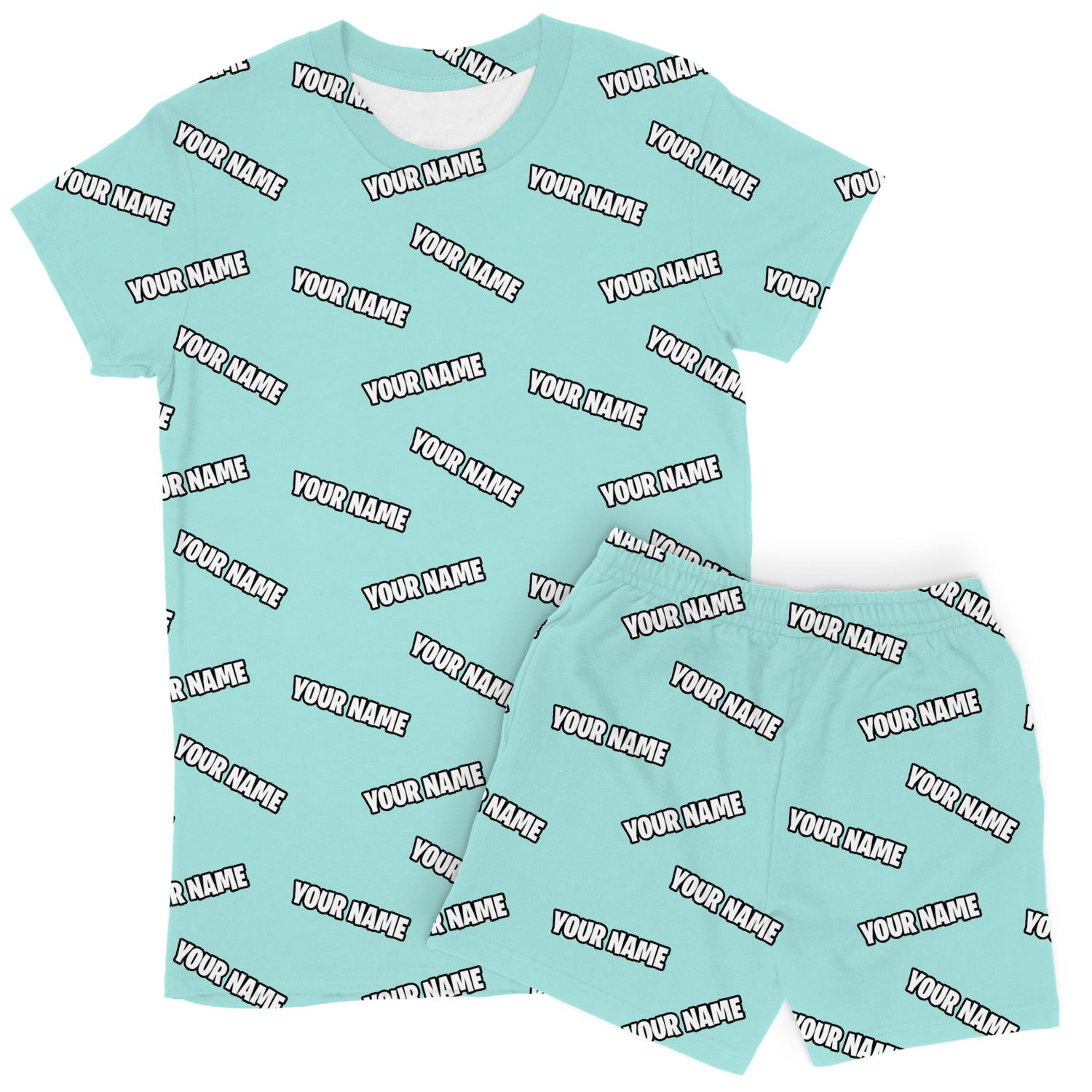 Your Name Women's Custom PJs - Shorts Set