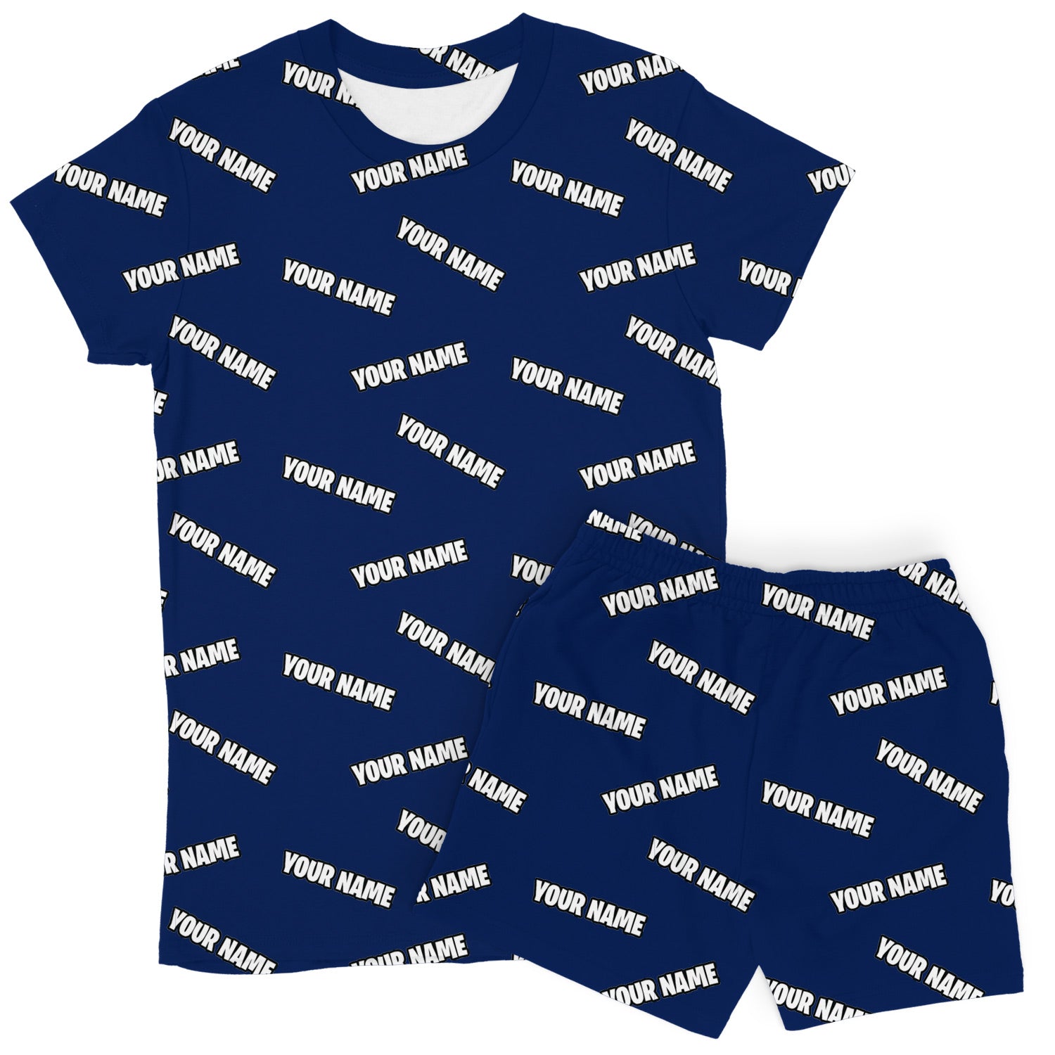 Your Name Women's Custom PJs - Shorts Set