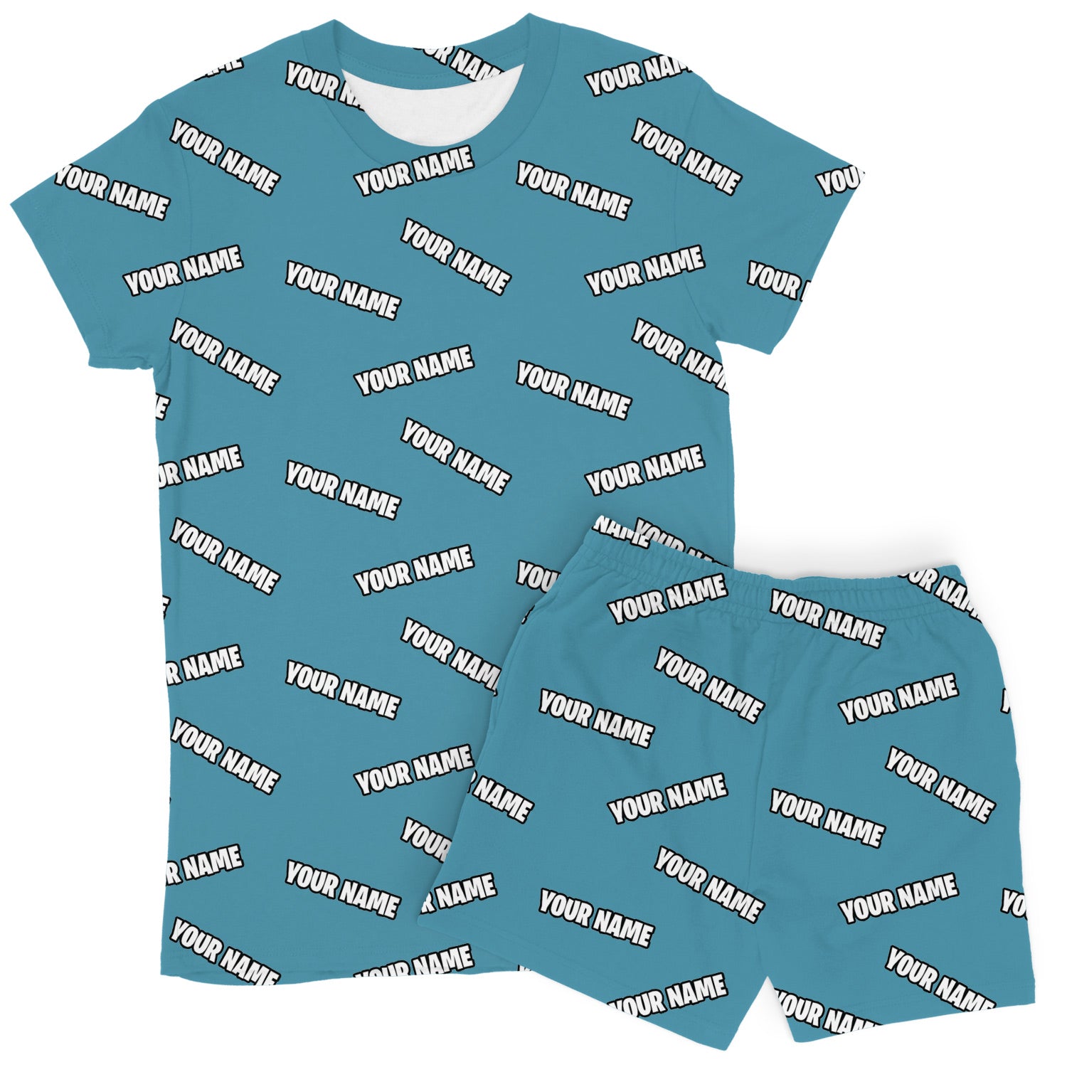 Your Name Women's Custom PJs - Shorts Set