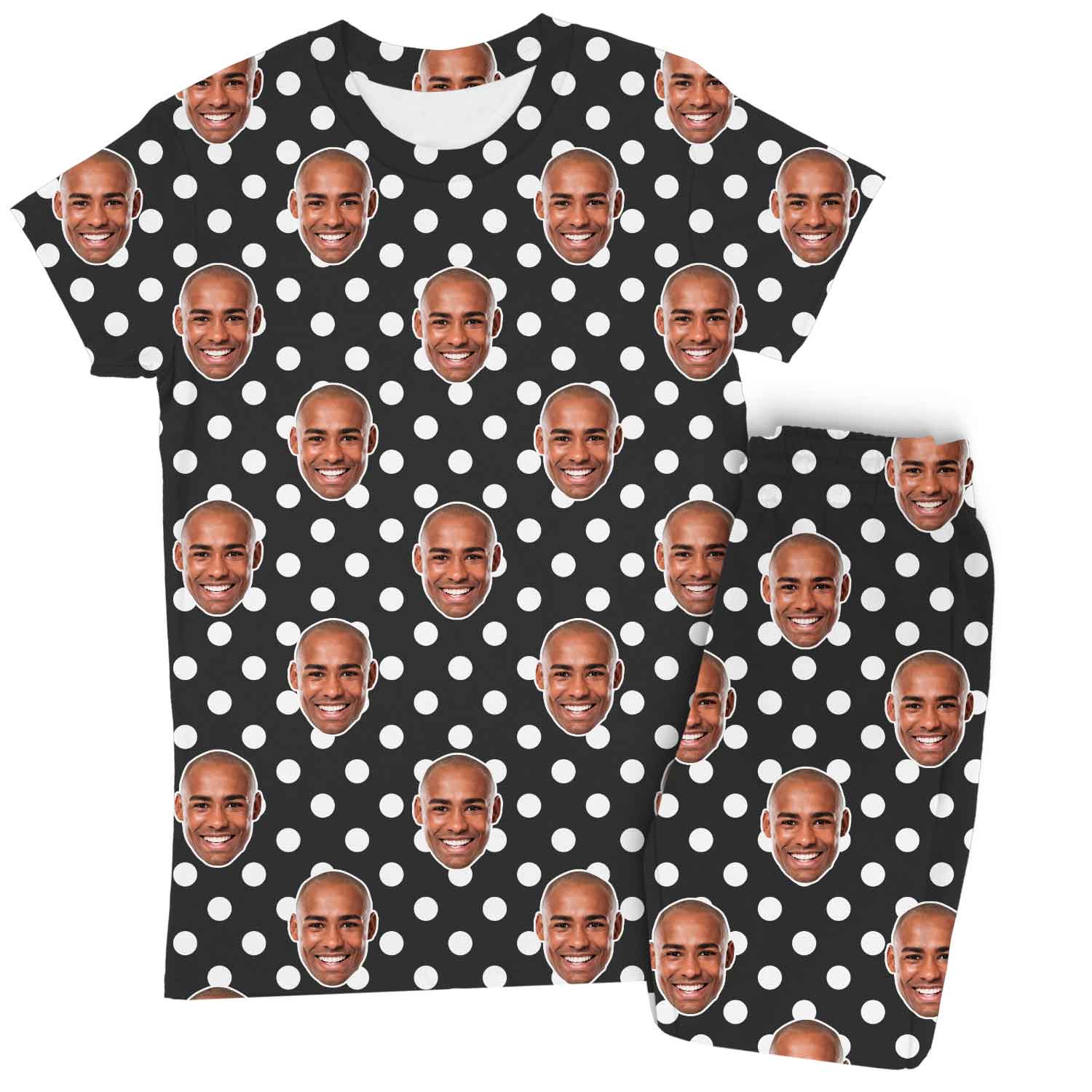 Women's Polka Dot Custom Pajamas - Pants Set