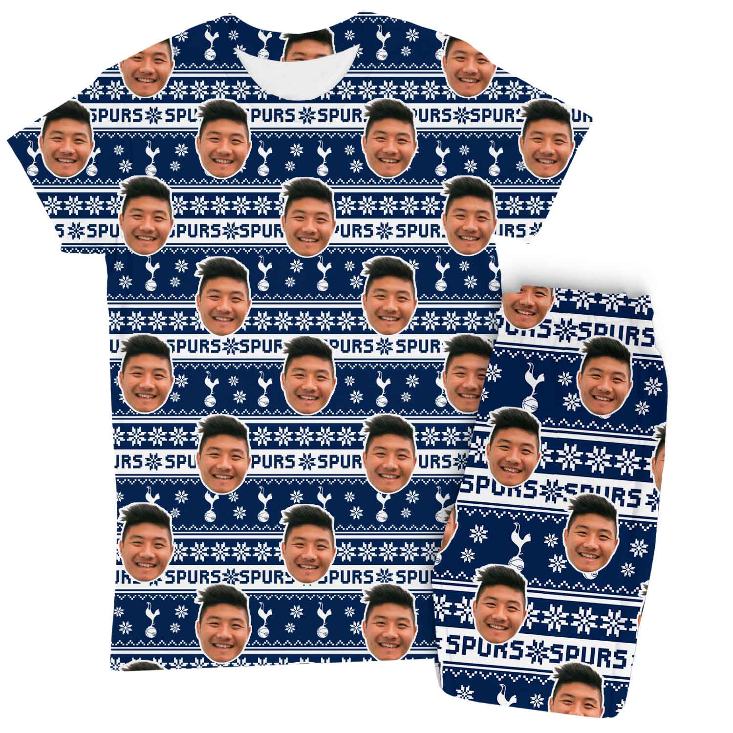 Spurs Christmas Personalized Women's Pajamas - Pants Set