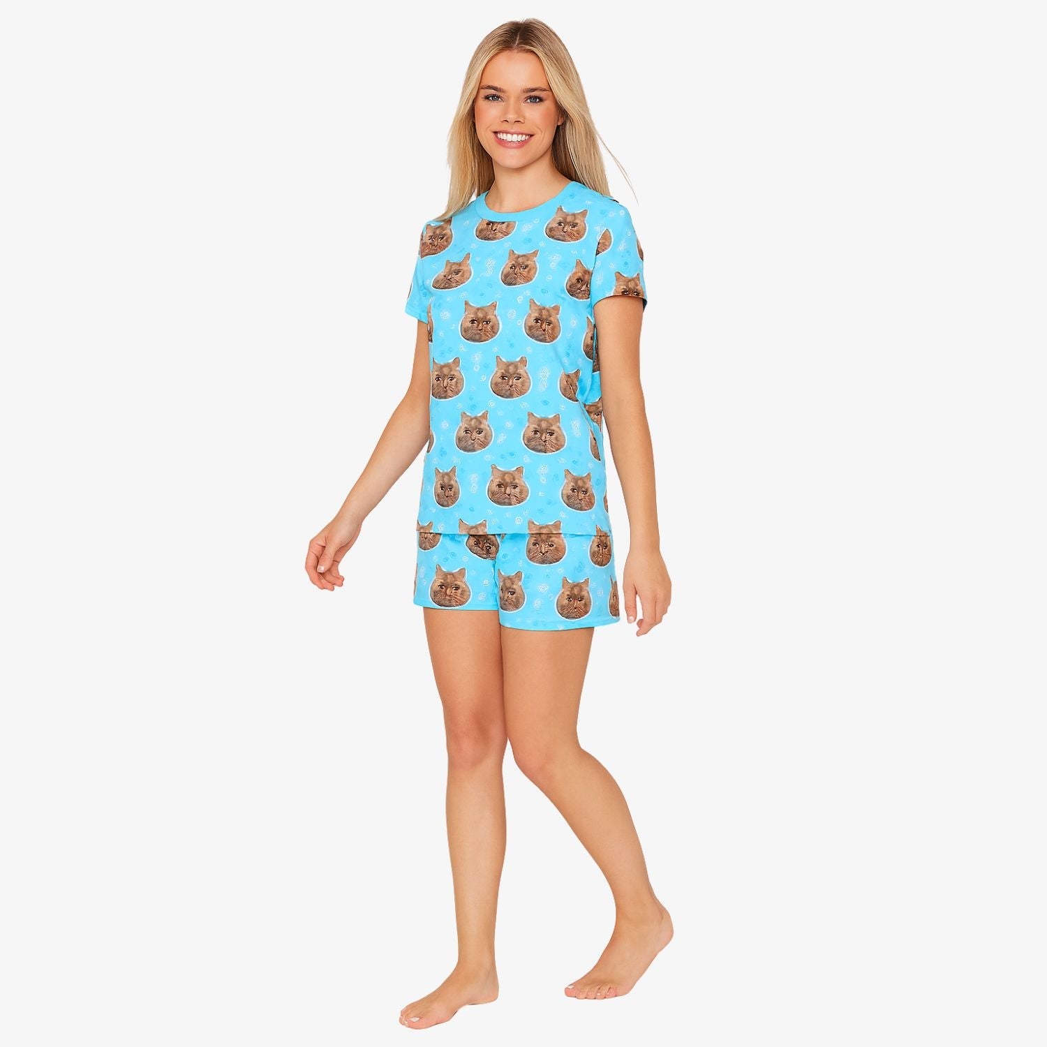 Your Cat Women's Custom PJs - Shorts Set
