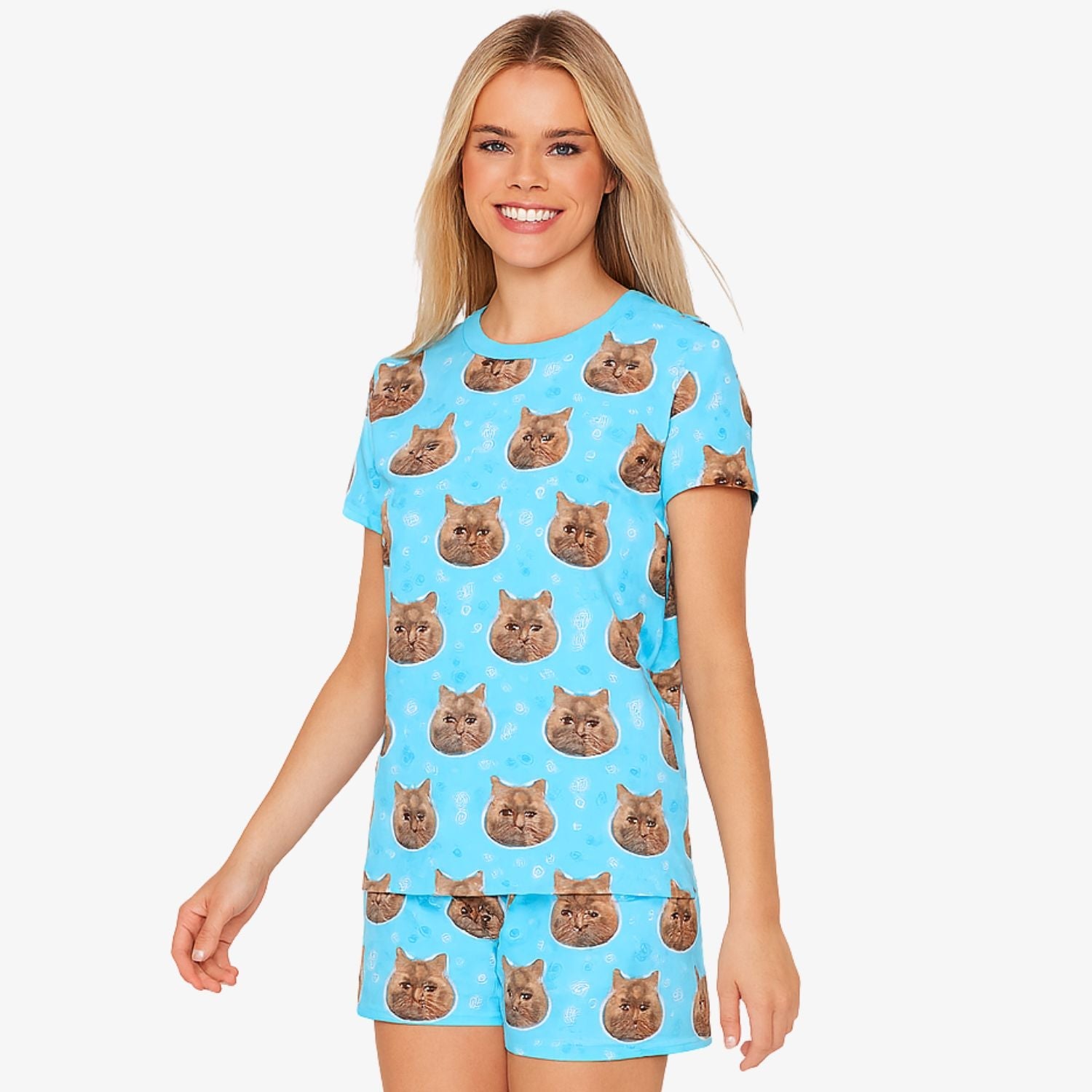 Your Cat Women's Custom PJs - Shorts Set