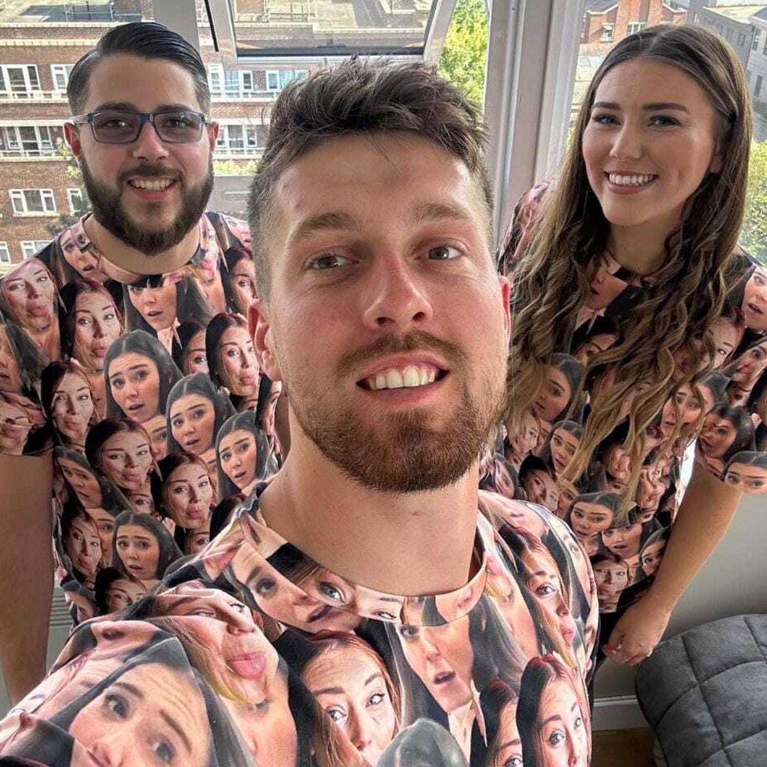 funny customer photo custom t shirt