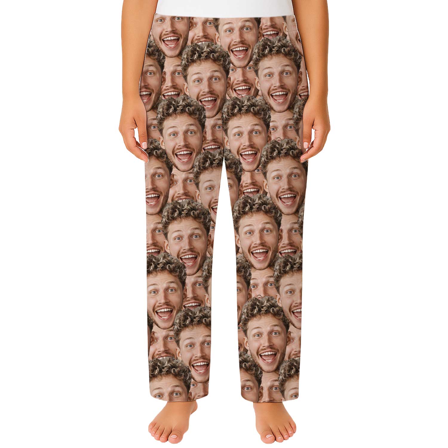 Women's Face Mash Custom PJ Pants