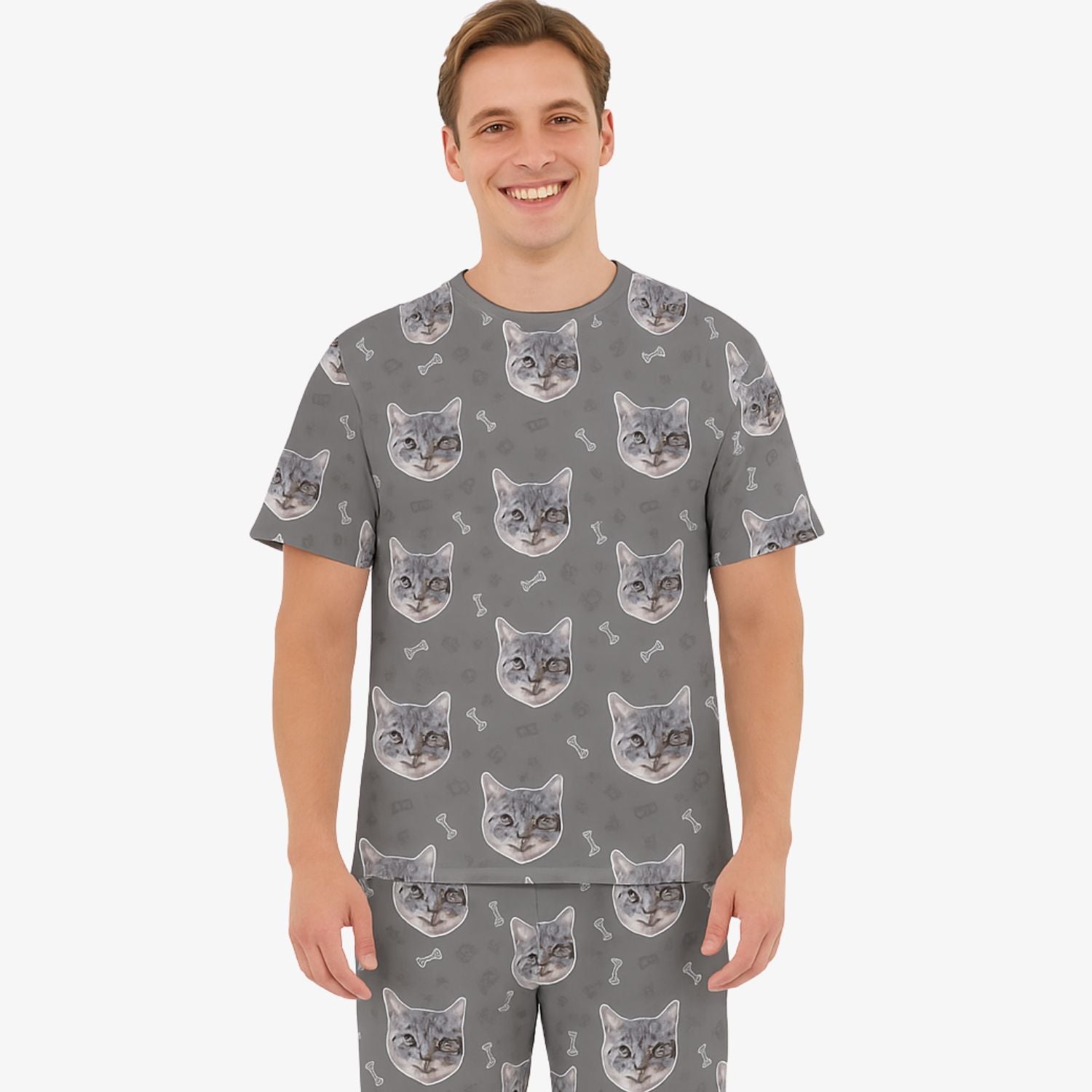 Your Cat Men's Custom Pajamas
