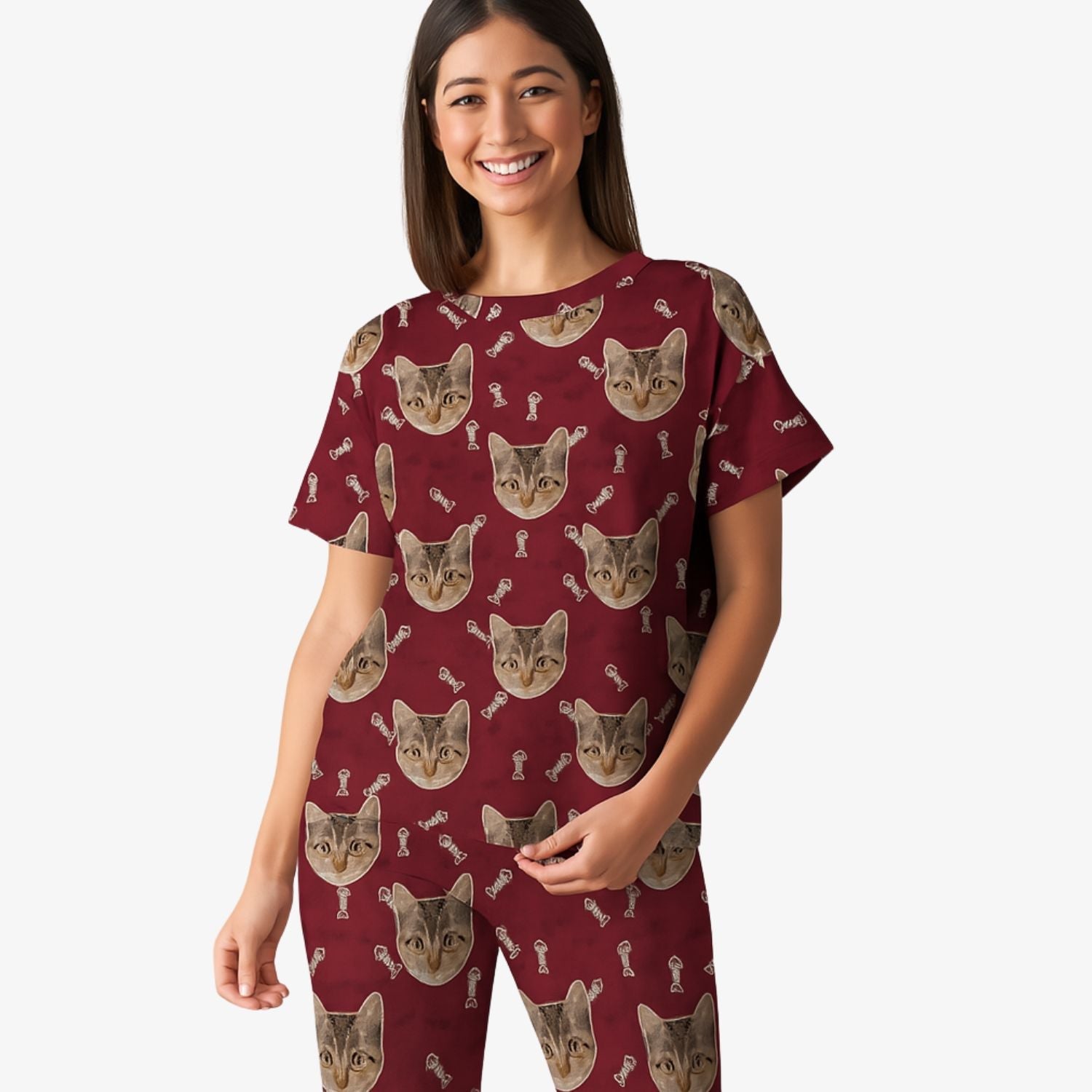 Your Cat Women's Custom Pajamas - Pants Set