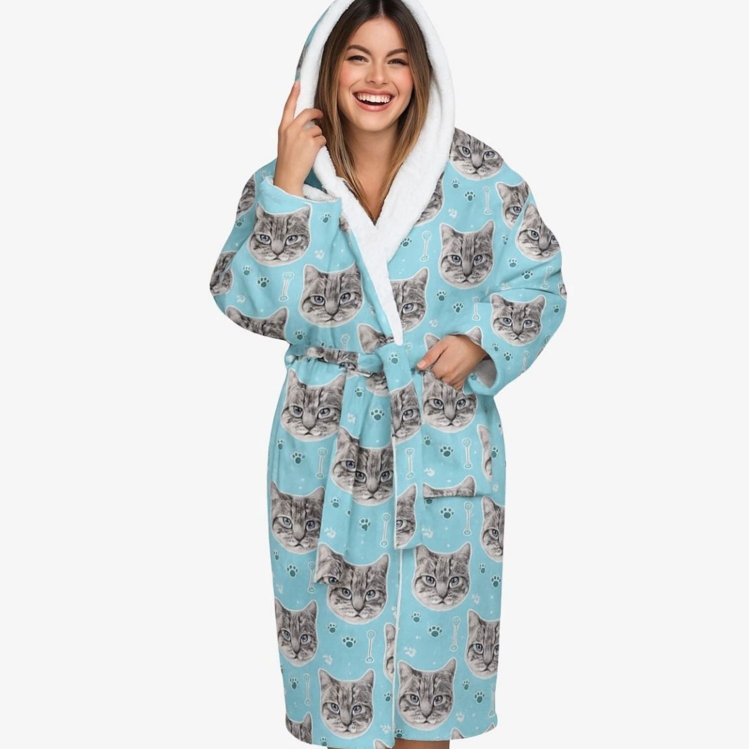 your cat custom robe