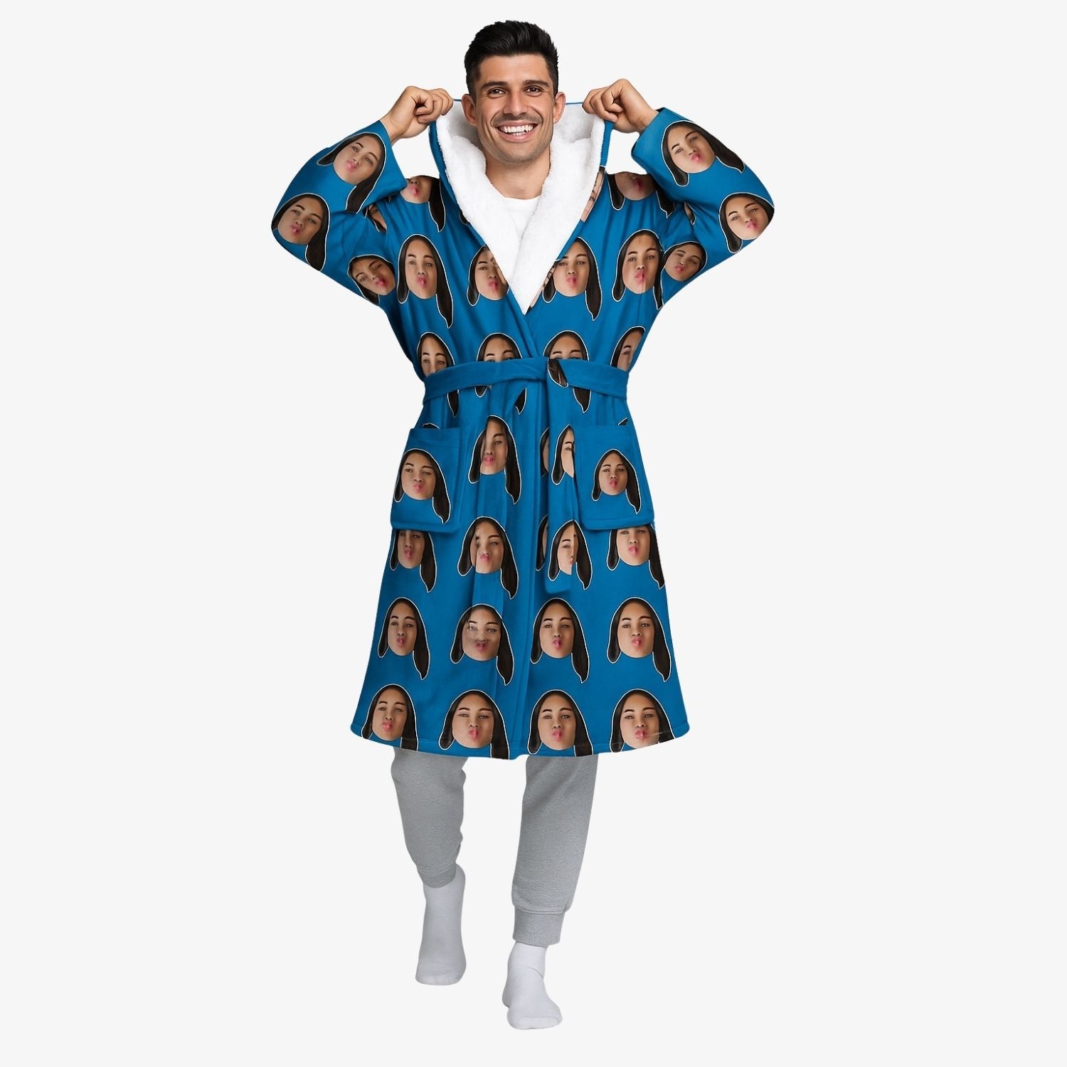 funny custom robe for him