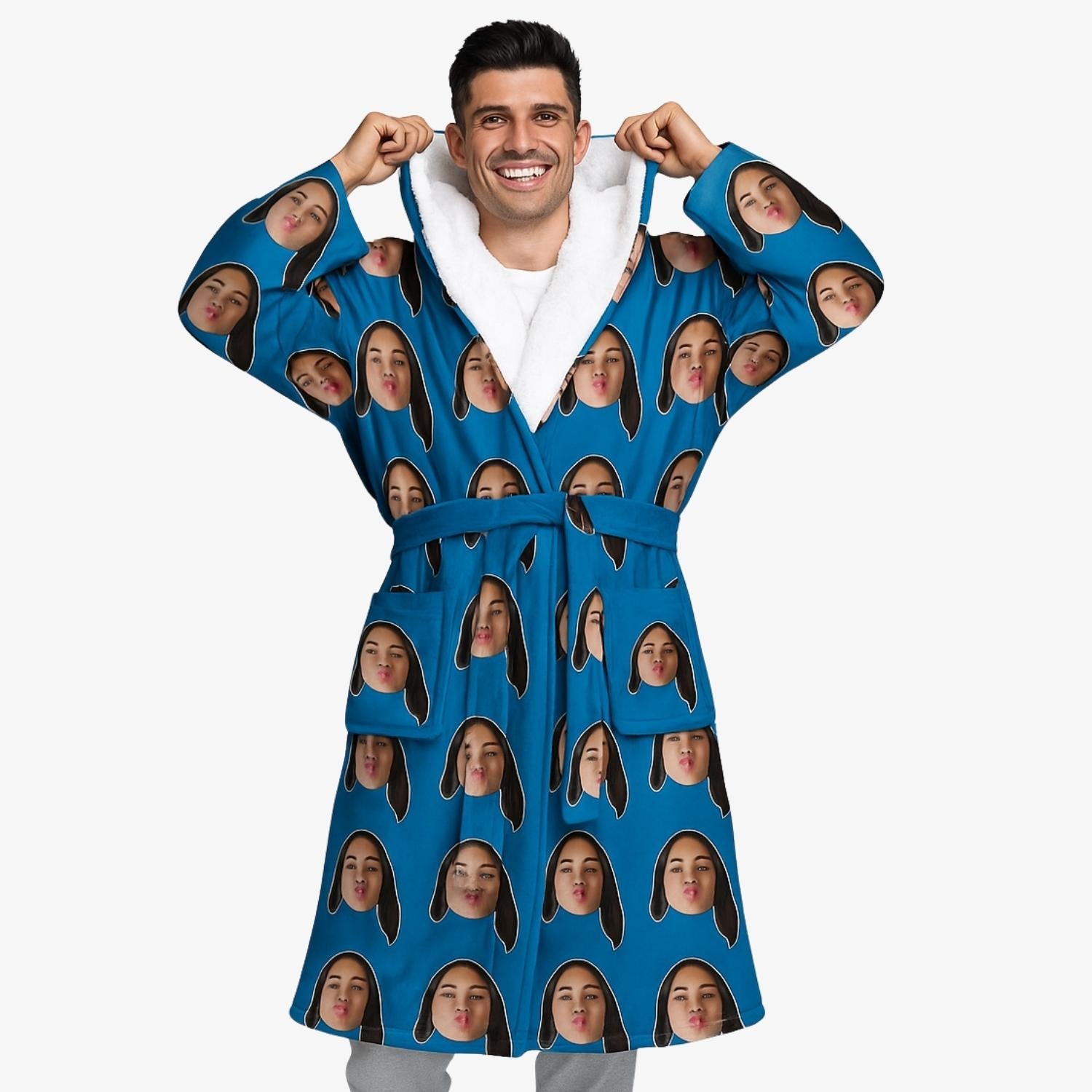 Your Face Custom Robe for him