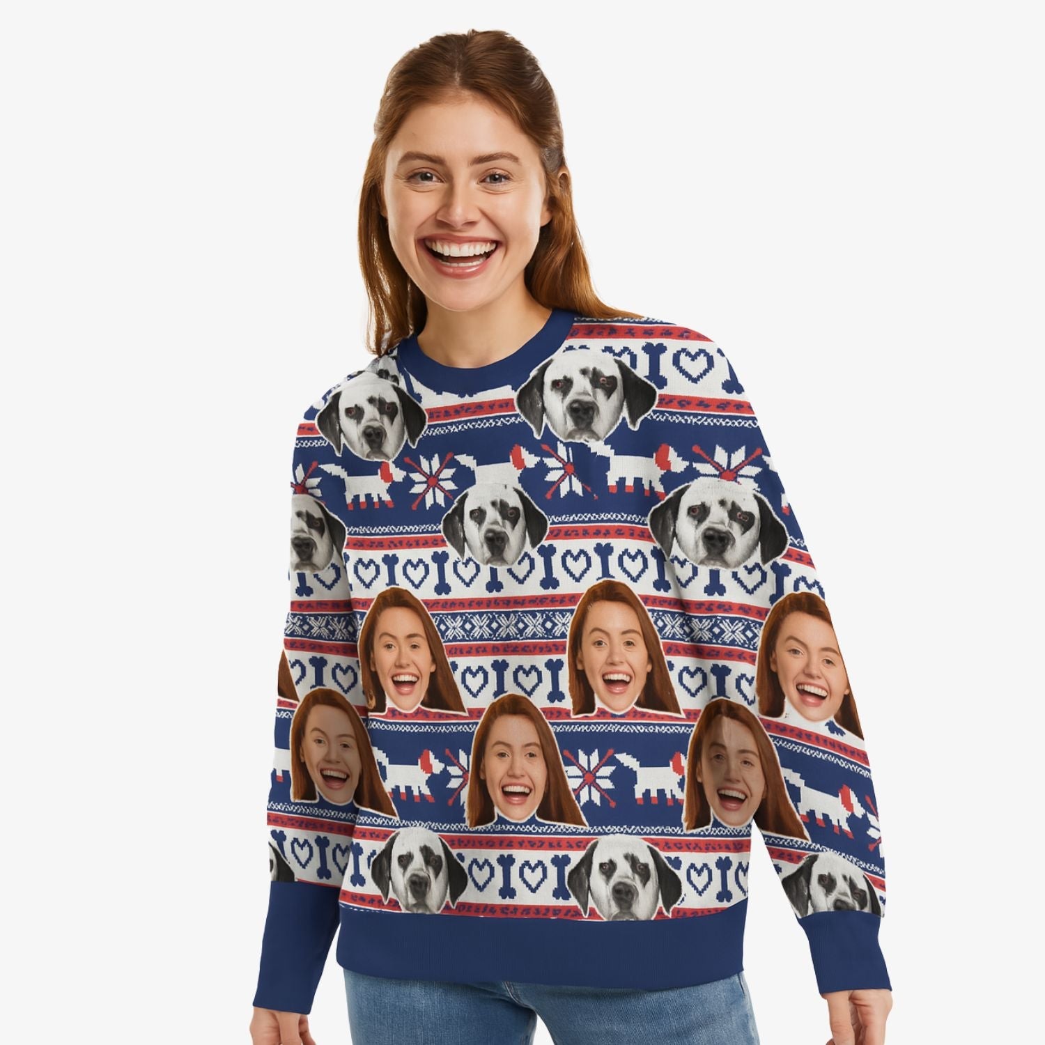 You & Your Dog Personalized Christmas Jumper