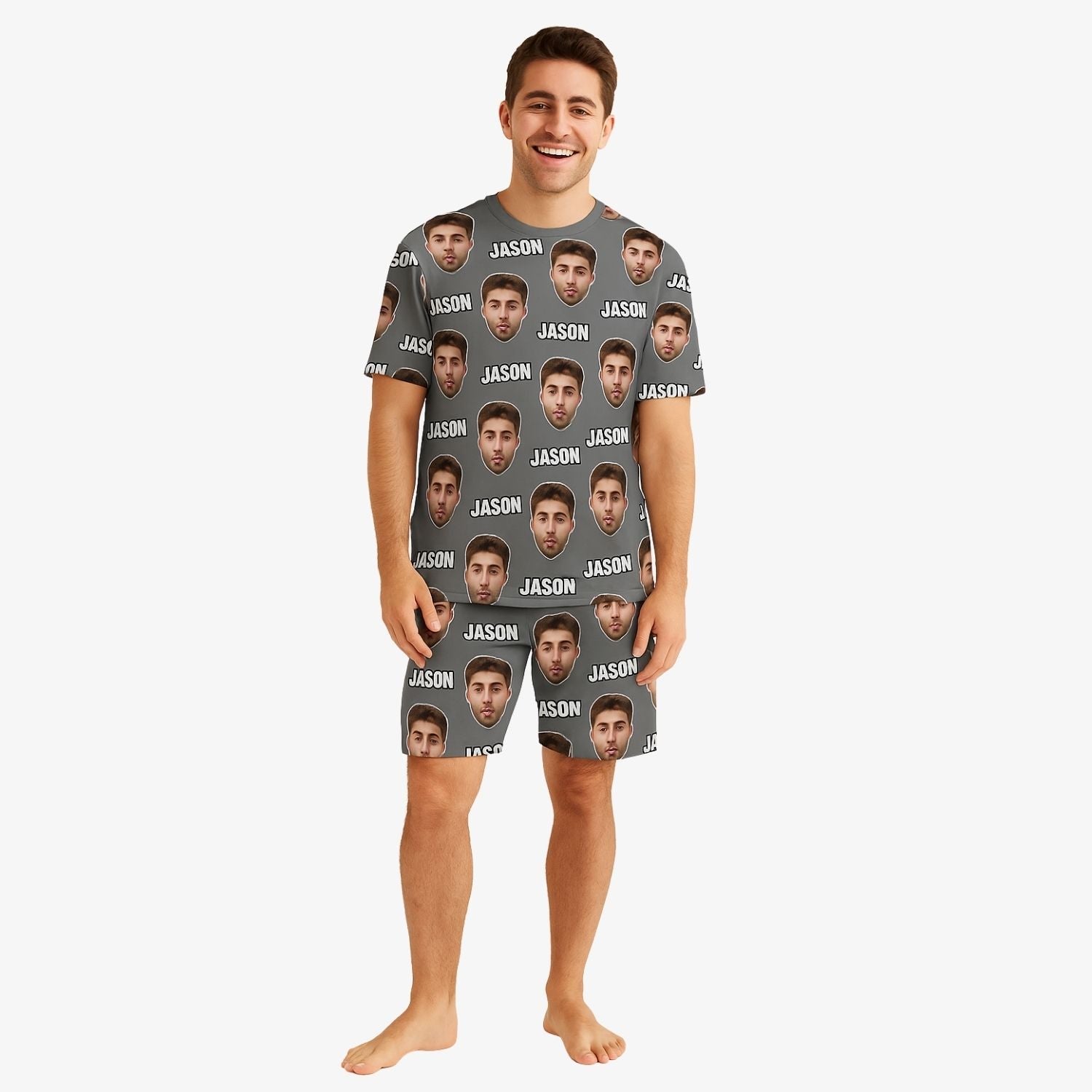 Your Face & Name Men's Custom PJs