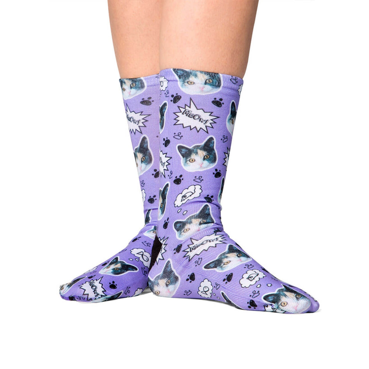 Your Cat Meow Custom Socks